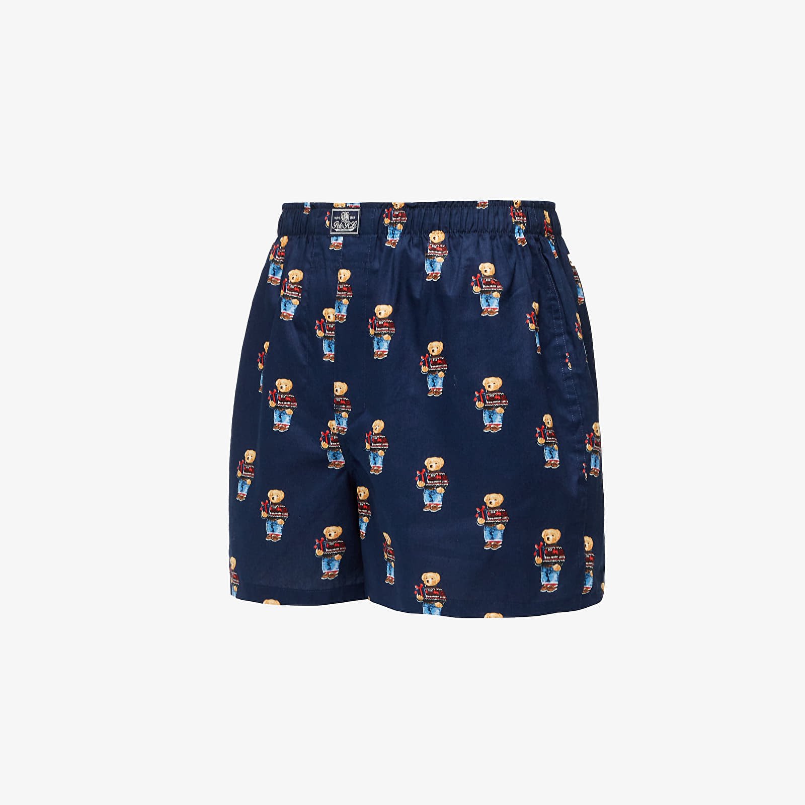 Trunks Ralph Lauren Cotton Boxer 2-Pack Navy/ Red