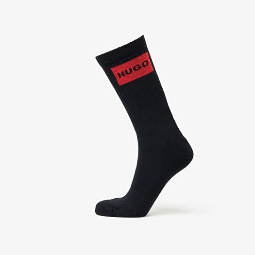 Socks Hugo Boss Logo Quarter Socks 2 Pack Black Footshop