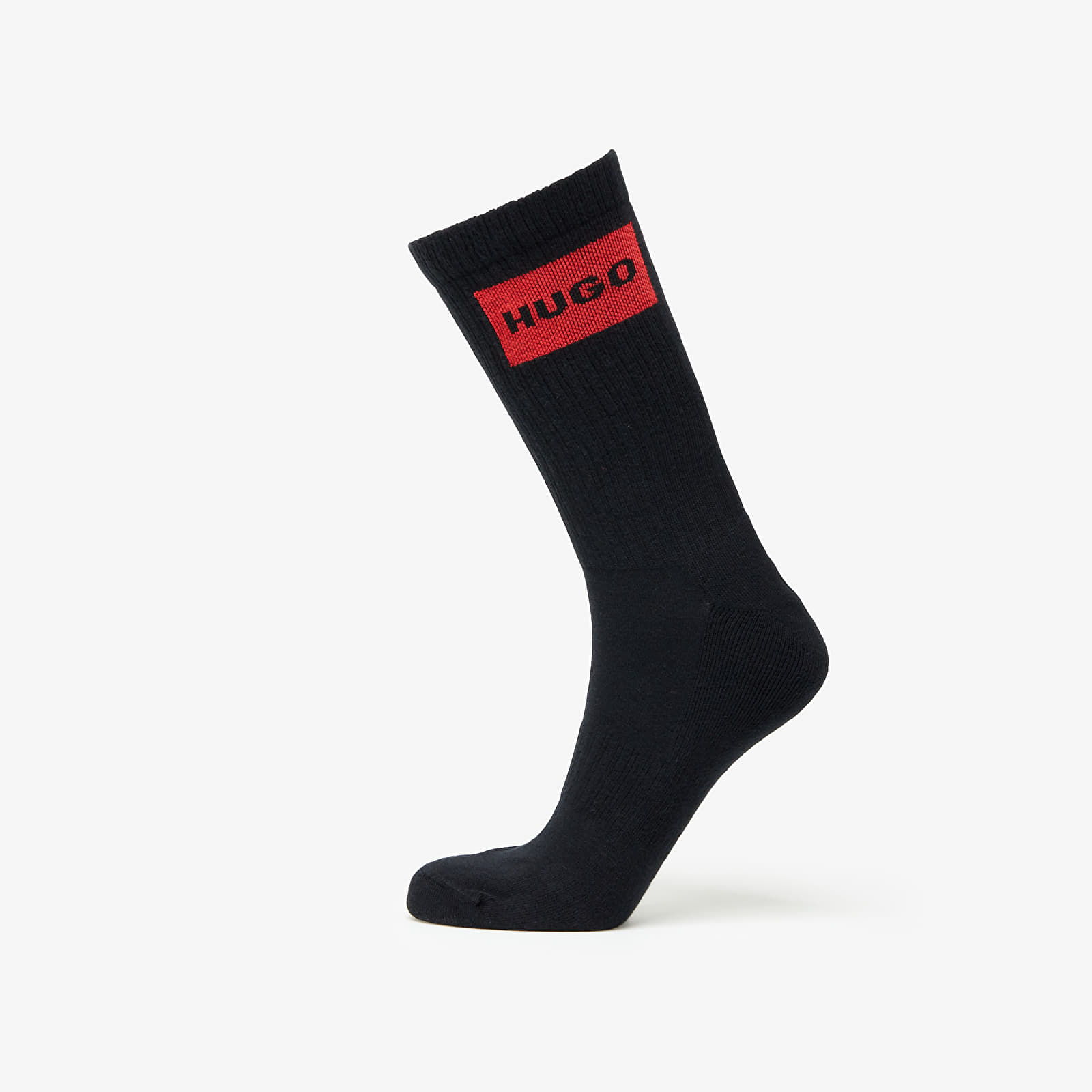 Ponožky Hugo Boss Logo Quarter Socks 2-Pack Black