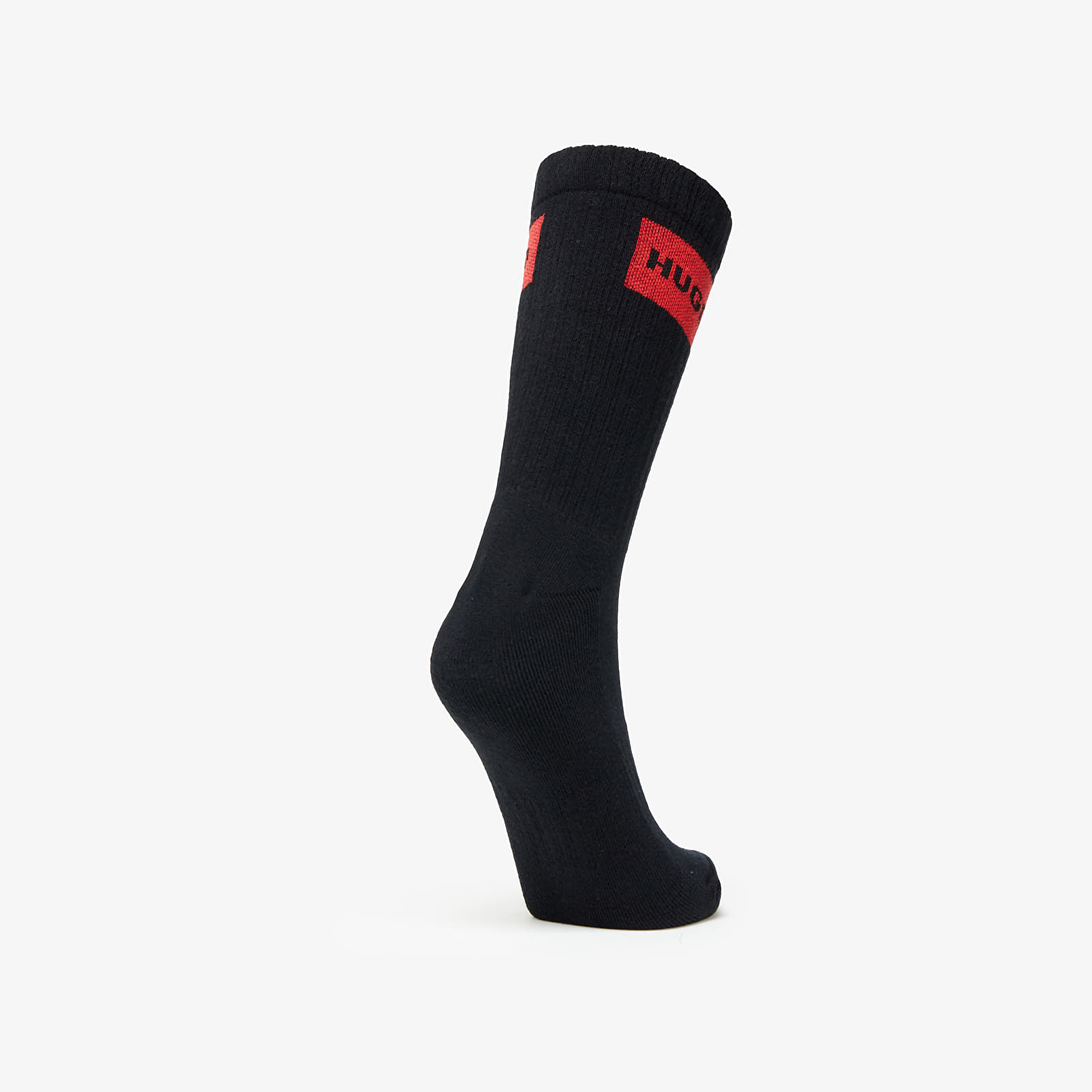 Ponožky Hugo Boss Logo Quarter Socks 2-Pack Black