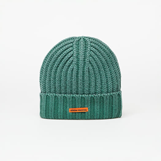 Hat HERON PRESTON Rib Beanie Green/ No Color