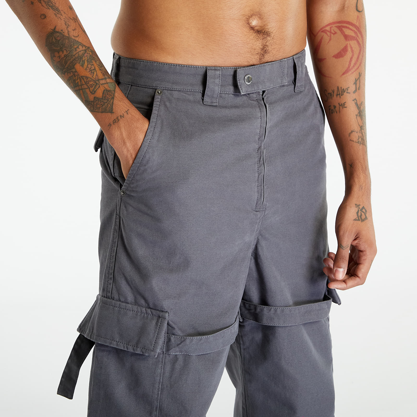 Hosen und Jeans Ambush Relaxed Fit Cargo Pants UNISEX Slate Grey/ No Color
