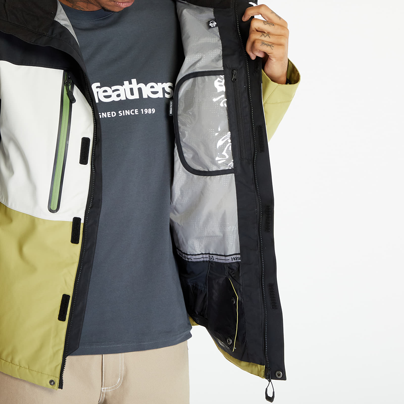 Jacken Horsefeathers Ripple Jacket Black/ Iguana
