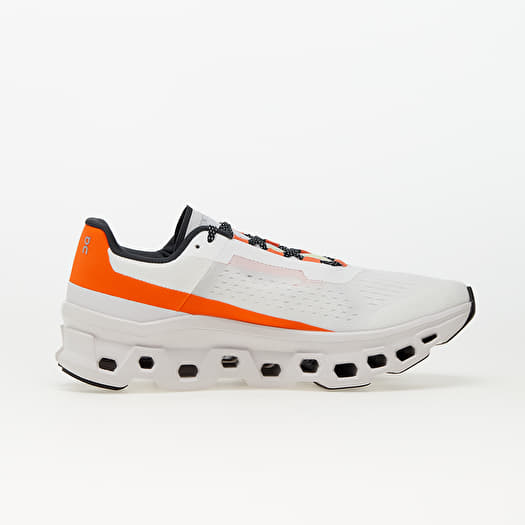 ON Cloudmonster メンズ 27cm アンダイドホワイト/フレイム On M Cloudmonster Undyed-White/ Flame | Footshop