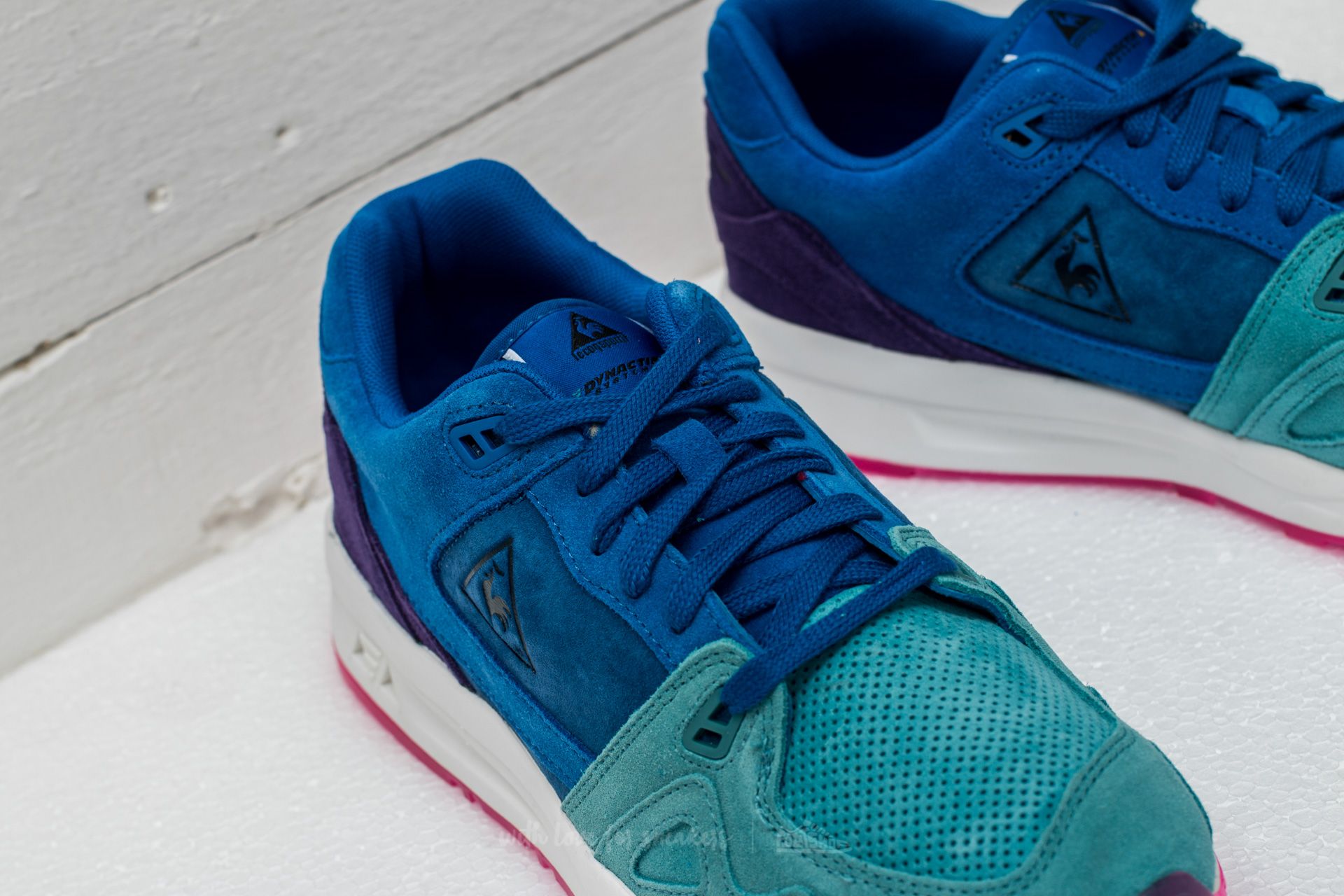 Le Coq Sportif R1000 Suede Lake Blue/ Classic Blue | Footshop