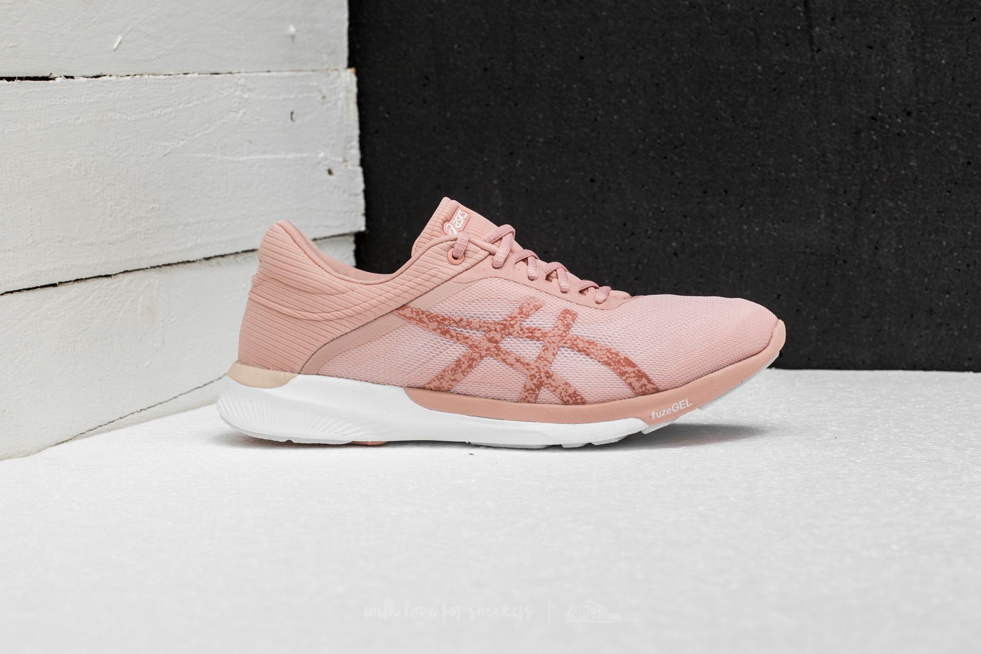 Women s shoes Asics fuzeX Rush White Evening Sand Evening Sand Footshop
