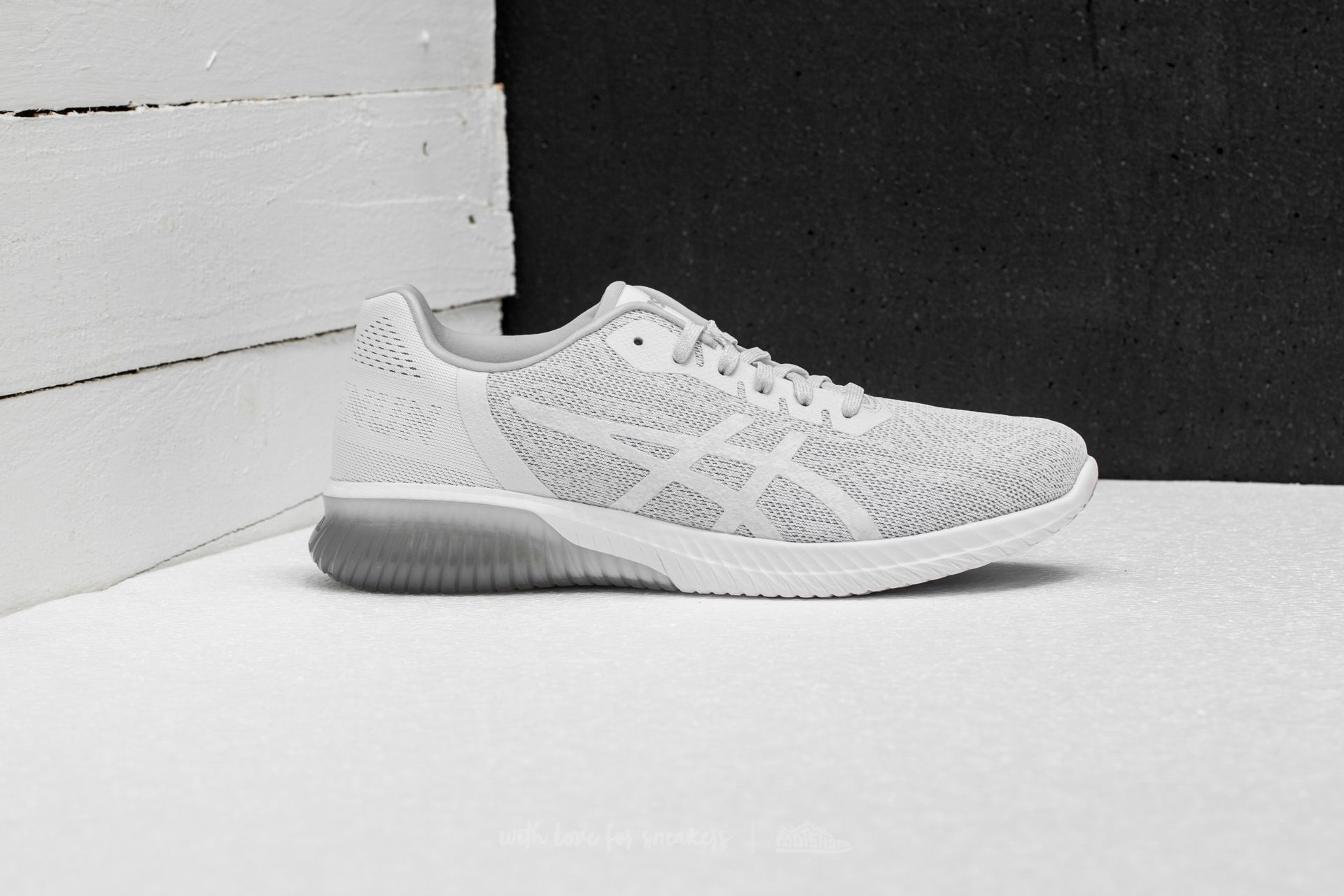 Asics women's gel-kenun shoe - white/glacier grey clearance