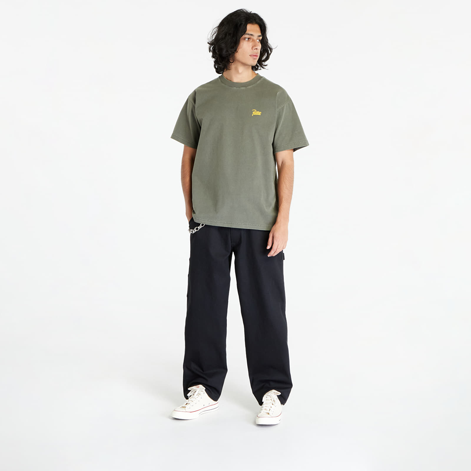 T-shirts Patta Reflect And Manifest Washed T-Shirt Beetle