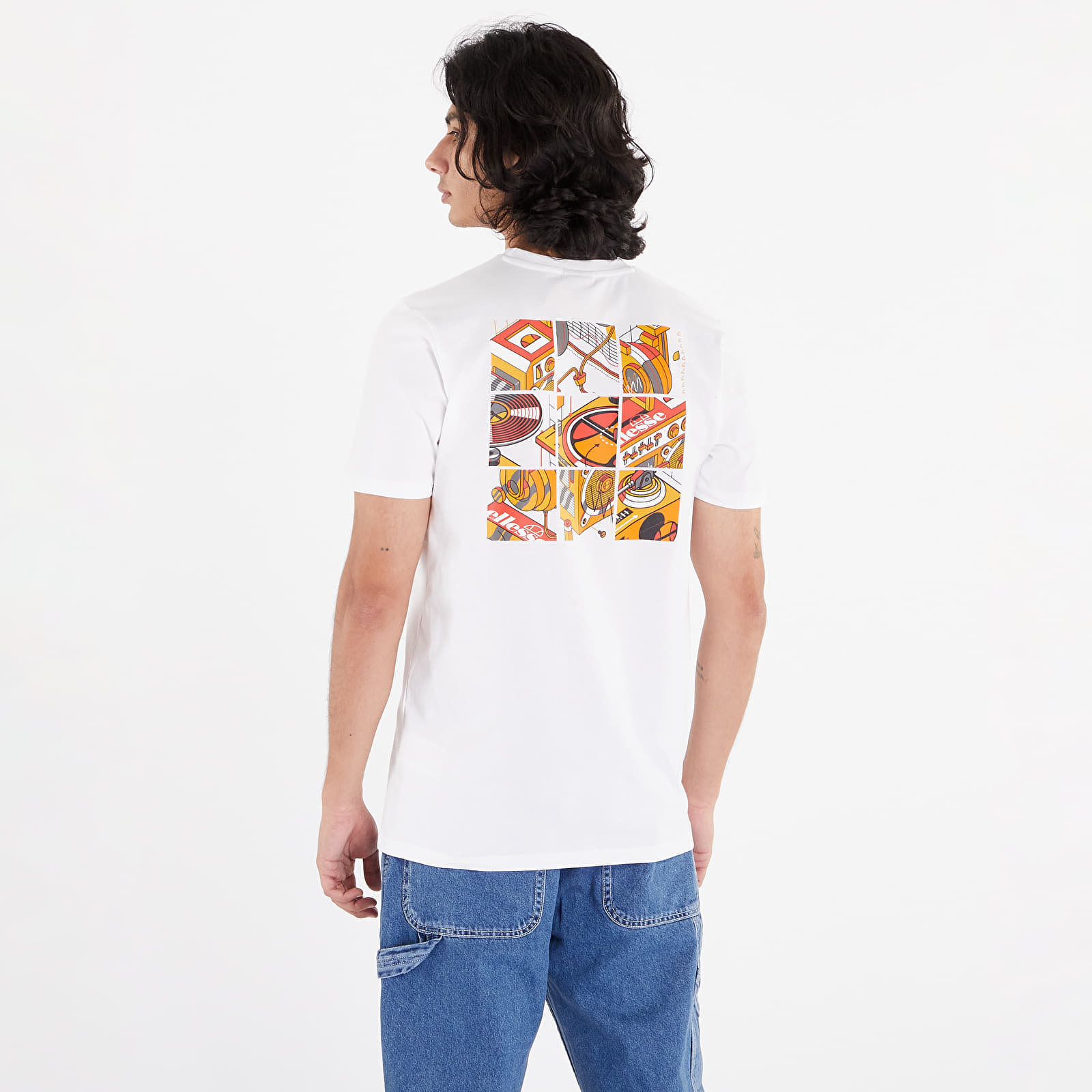 Trička Ellesse Mosaica T-Shirt White
