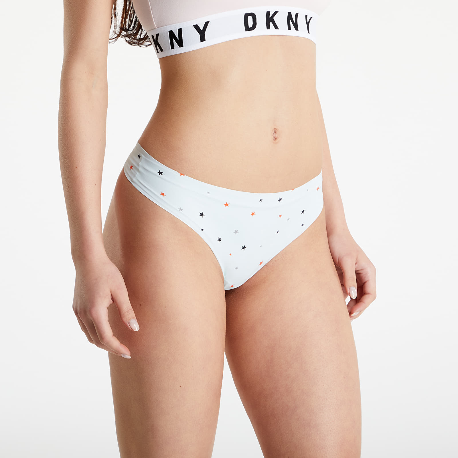 Panties DKNY Litewear-Cut Thong Star Print Mint