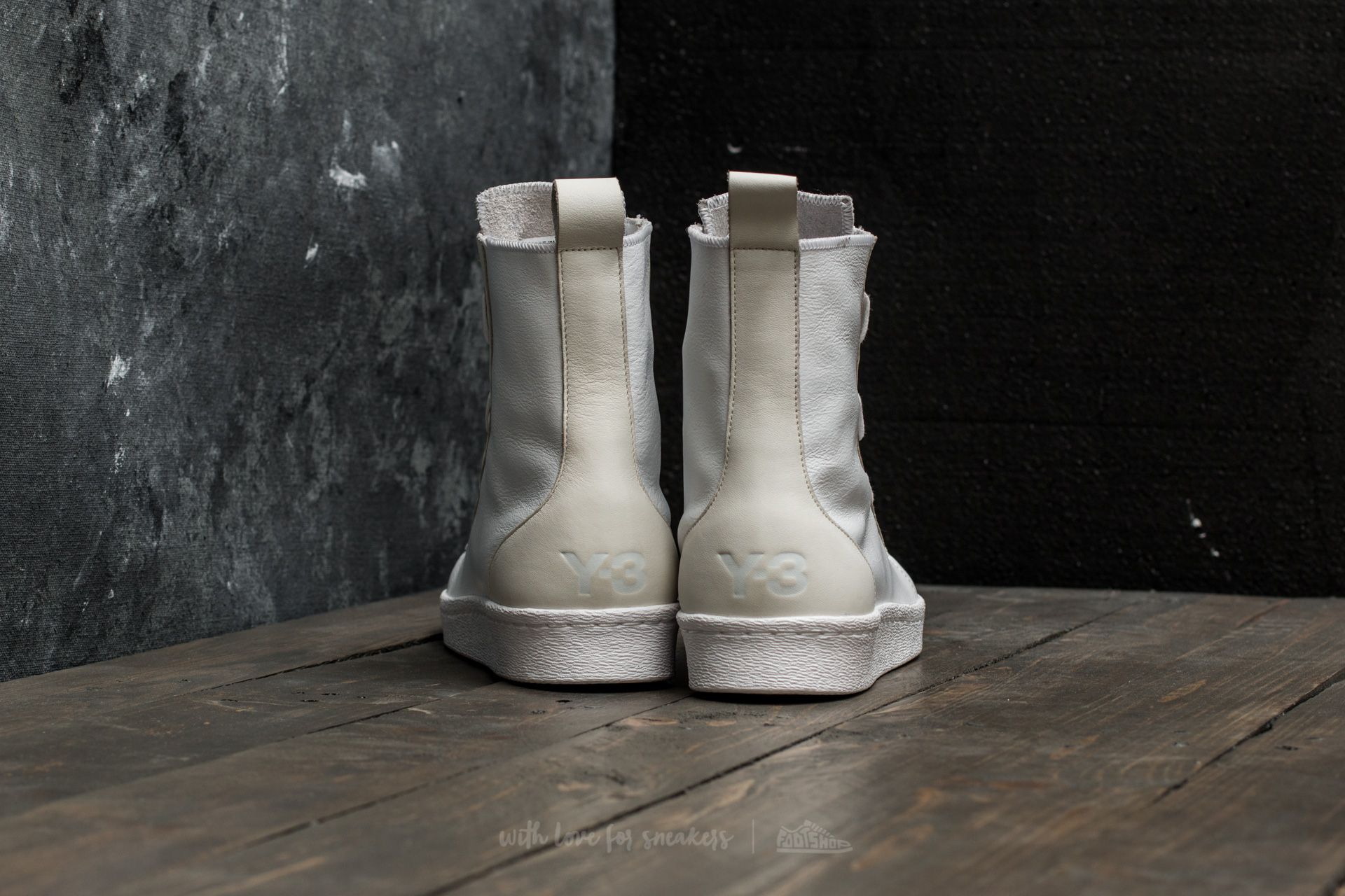 Miesten kengät Y-3 Pro Zip Ftw White/ Ftw White/ Ftw White