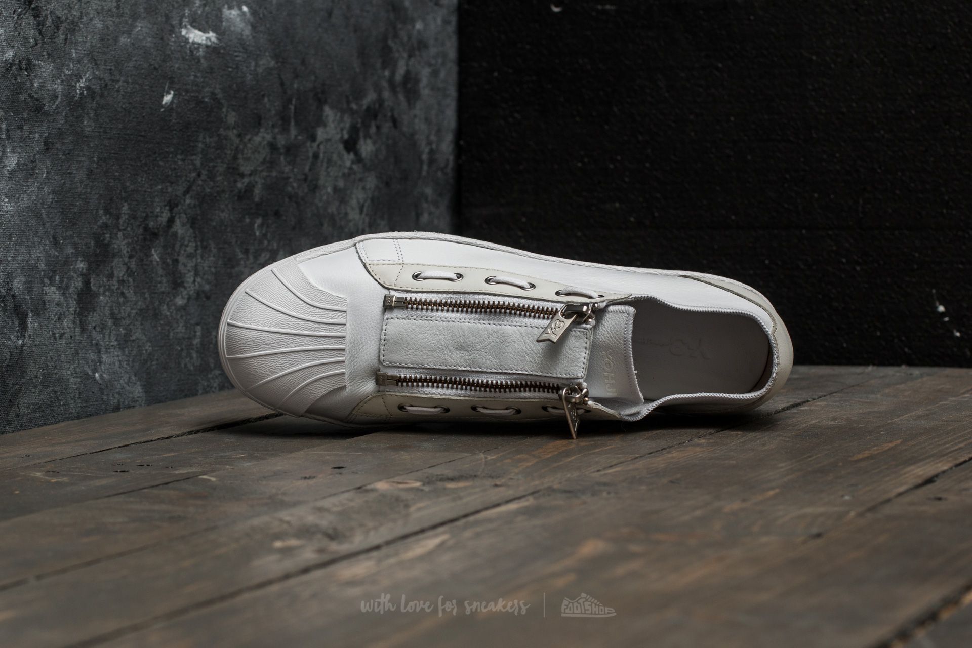 Men's shoes Y-3 Super Zip Footwear White/ Footwear White/ Footwear White |  Footshop
