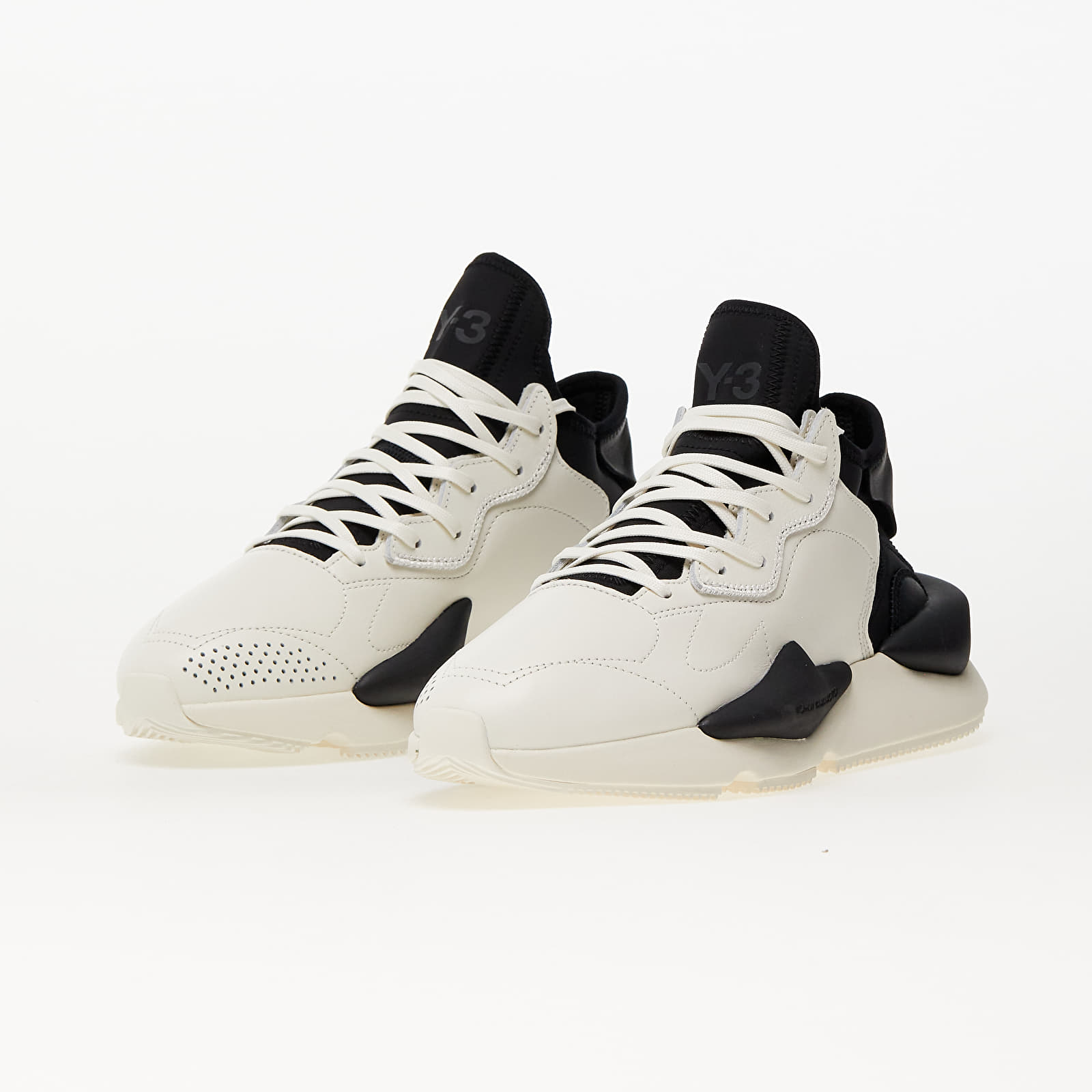 Men s shoes Y 3 Kaiwa Owhite Black Owhite Footshop