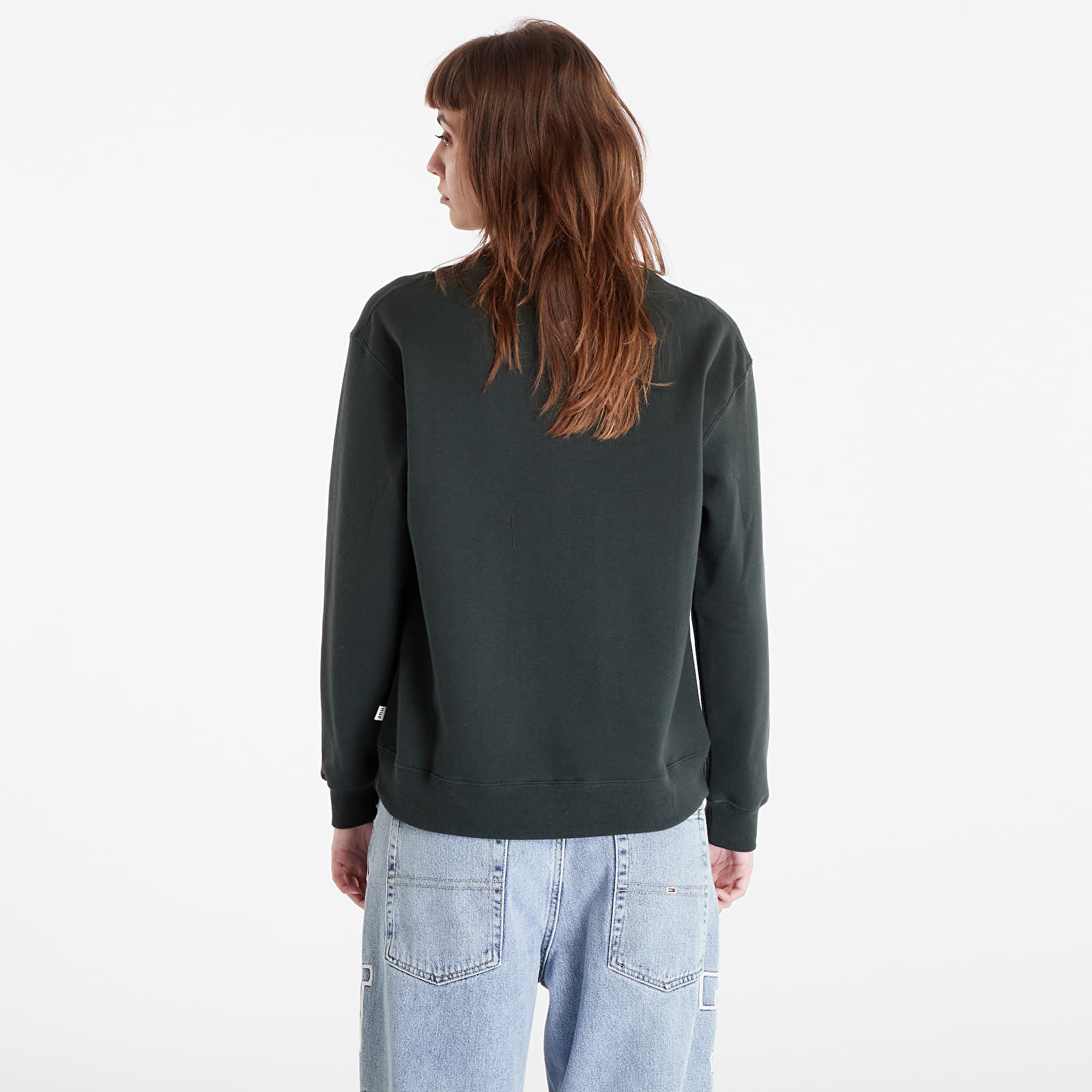 Mikiny HUF 8-Bit Crewneck Sweatshirt Dark Green