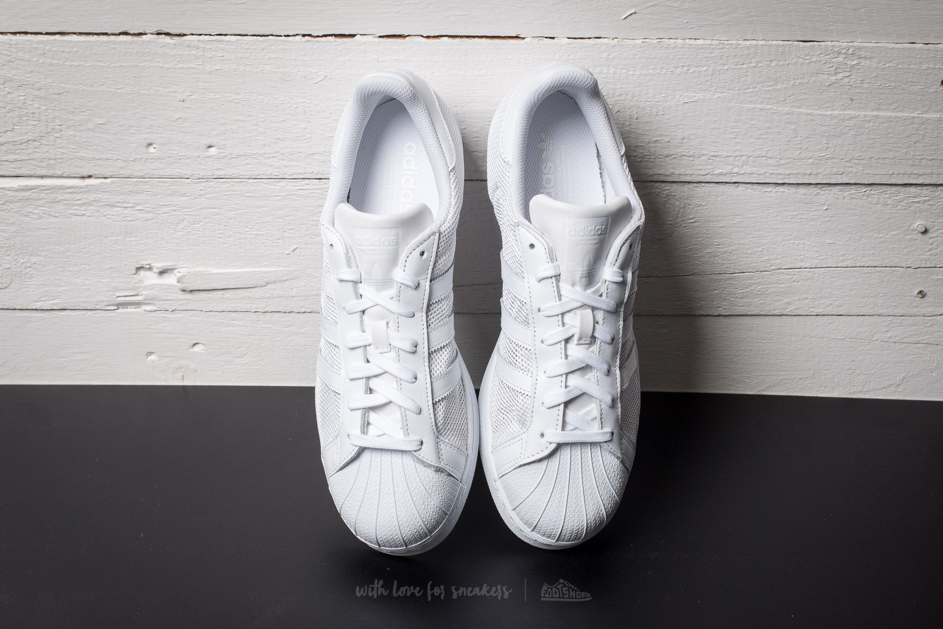 Scarpe uomo adidas Superstar Ftw White/ Ftw White/ Ftw White
