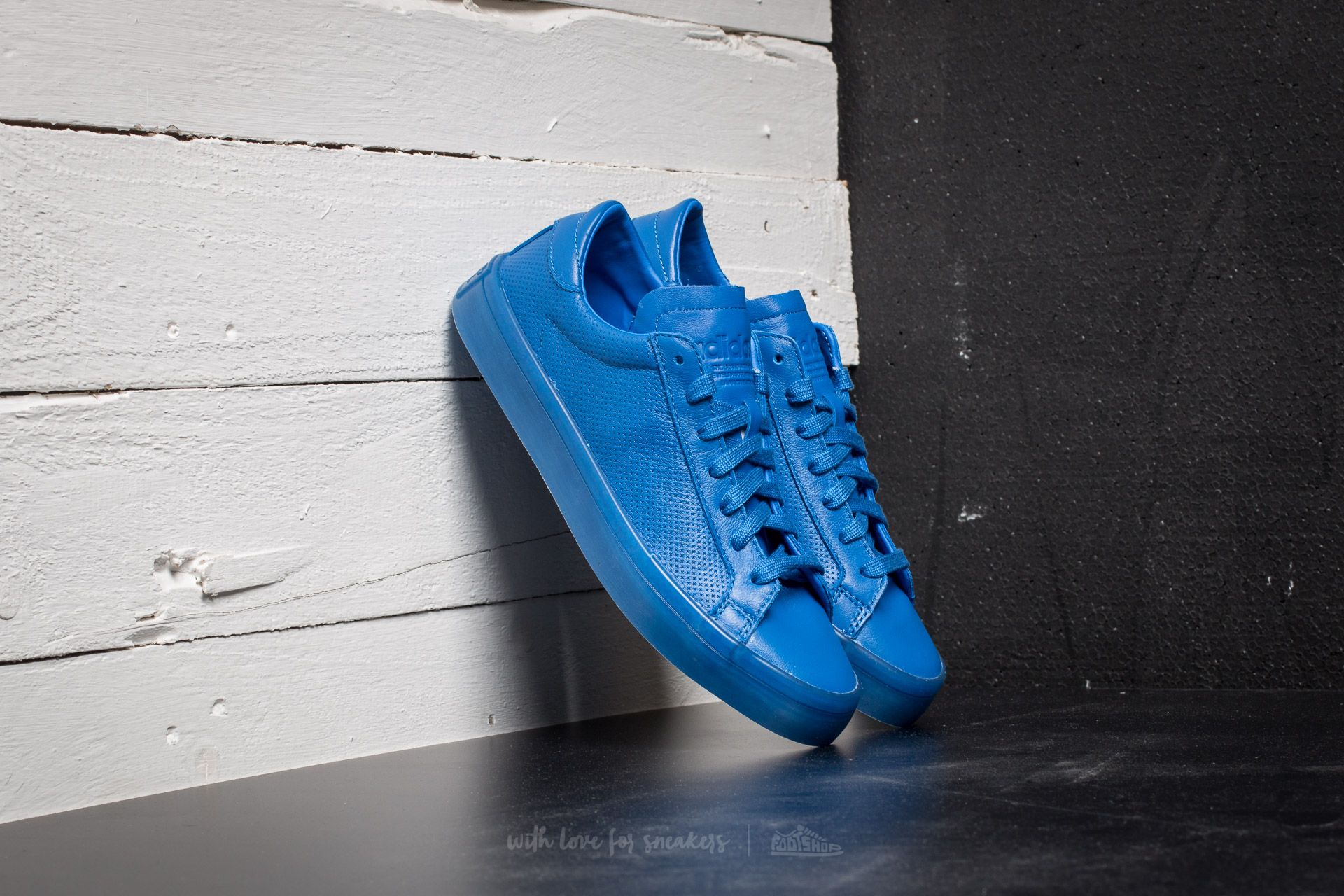 Herren Sneaker und Schuhe adidas Court Vantage Adicolor Blue Blue Blue Footshop