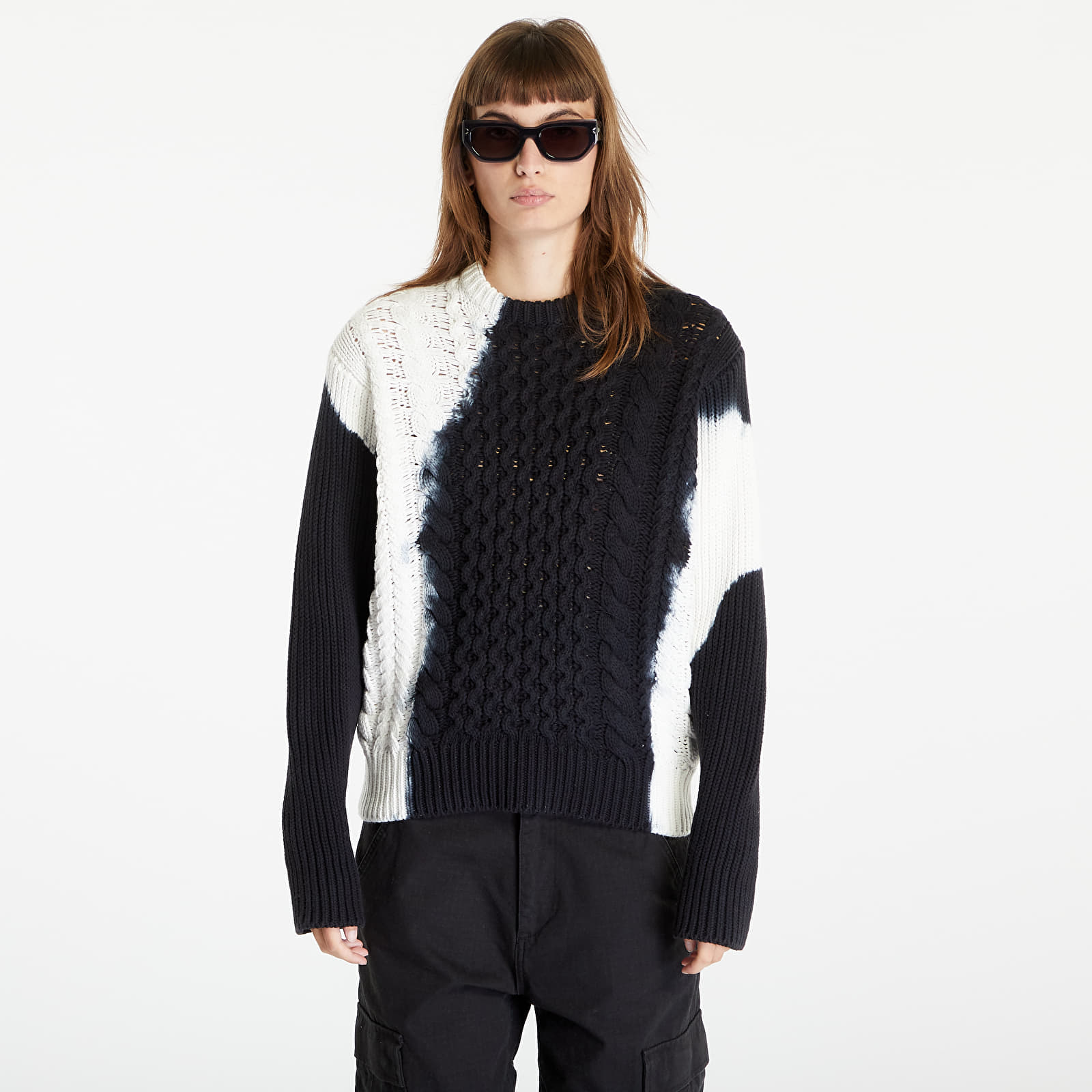 Maglioni Stüssy Tie Dye Fisherman Sweater UNISEX Black