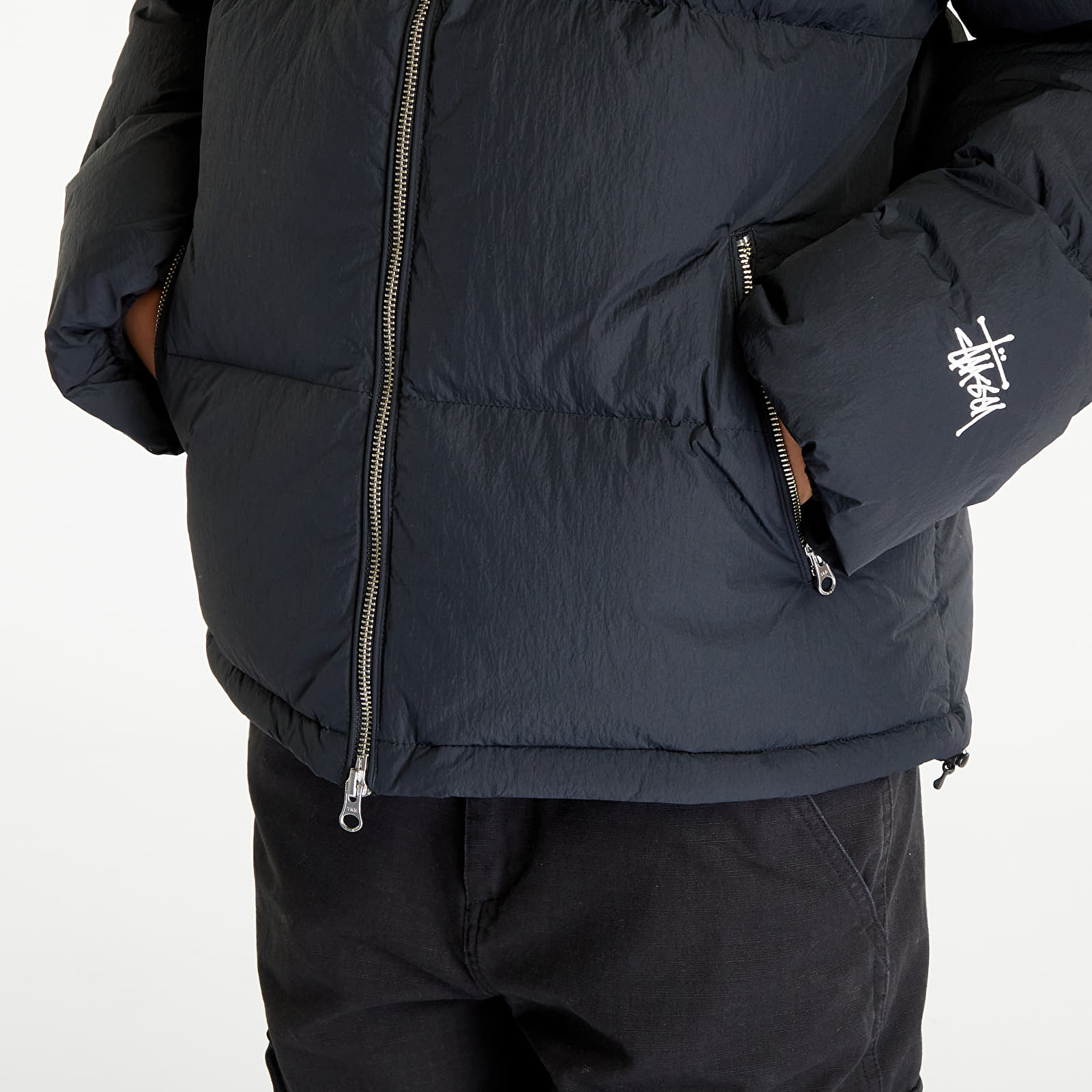 Bundy Stüssy Down Puffer Nylon UNISEX Black