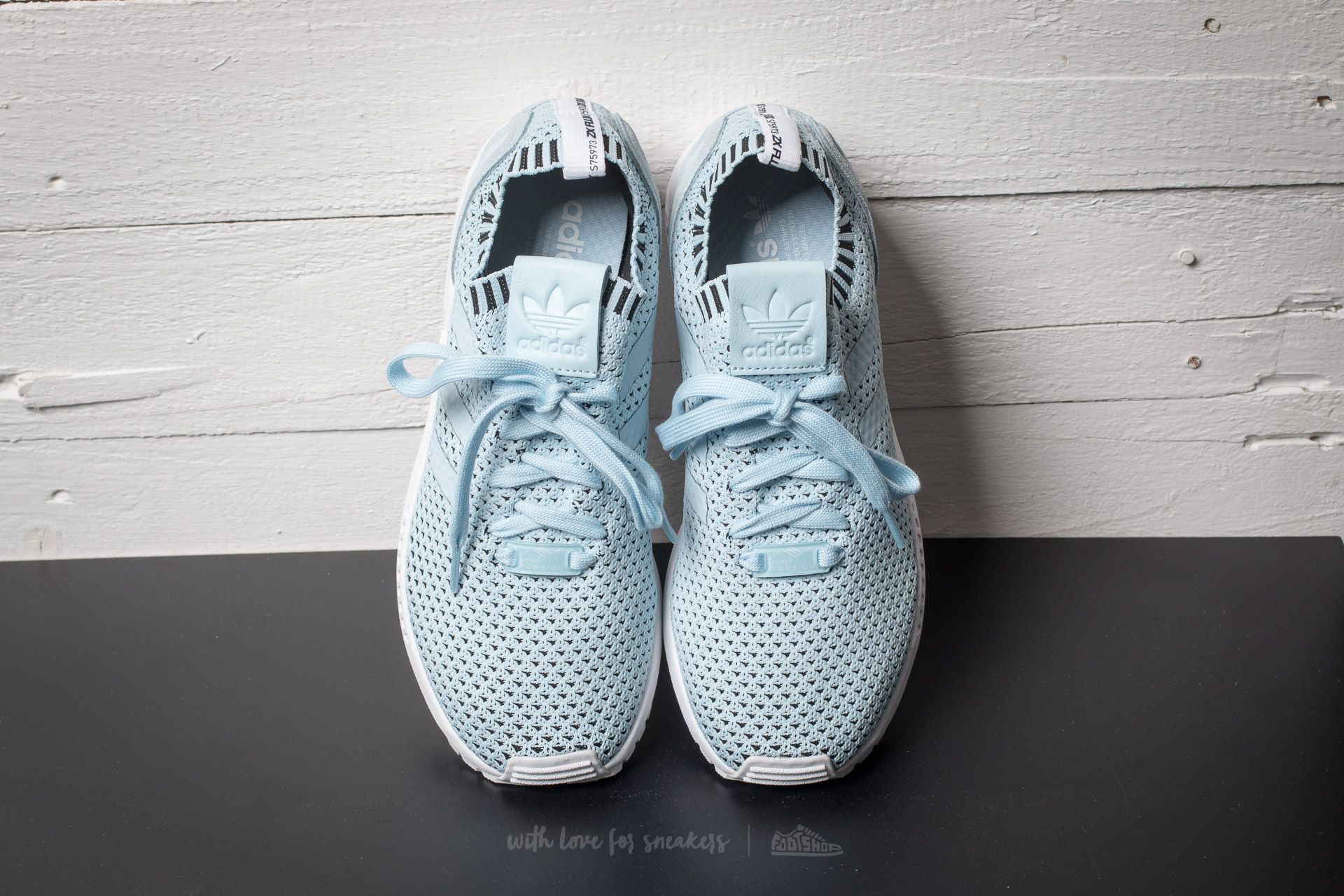 Vīriešu apavi adidas ZX Flux Primeknit Ice Blue/ Ice Blue/ Core Black