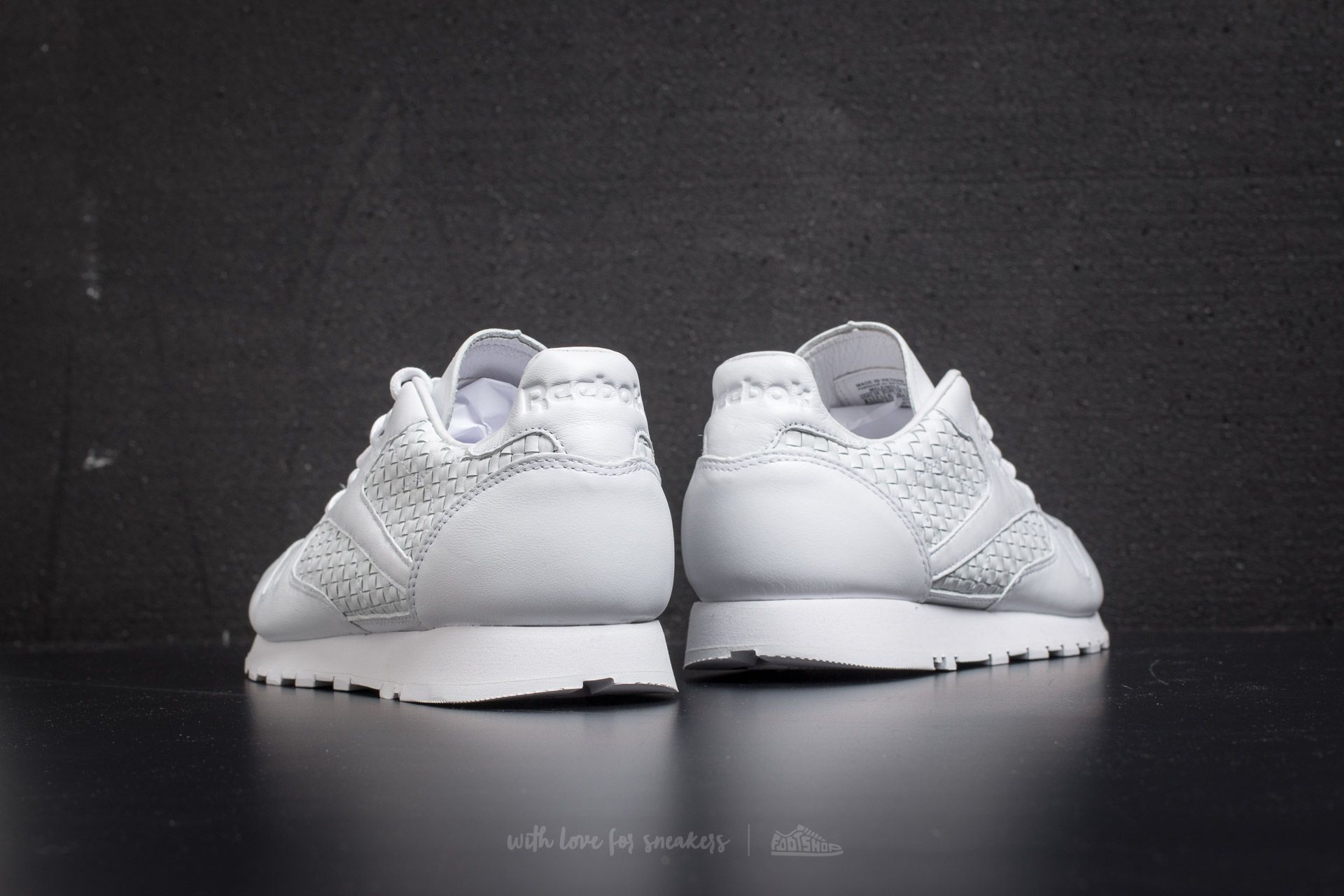 Herenschoenen Reebok Classic Leather Weave White Footshop