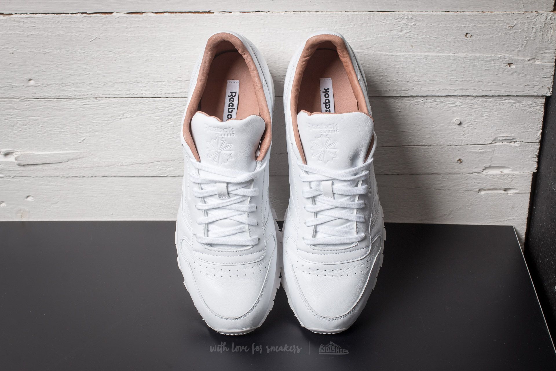 Pánské tenisky a boty Reebok Classic Leather PN White