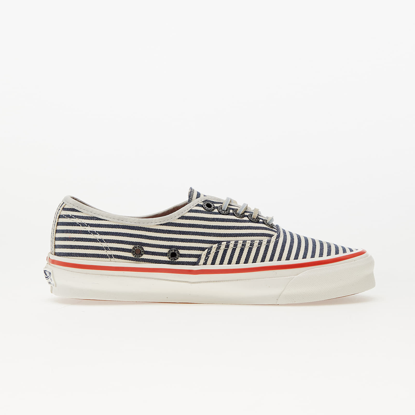 Men s shoes Vans Vault x Nigel Cabourn Authentic LX Stripes Navy Footshop