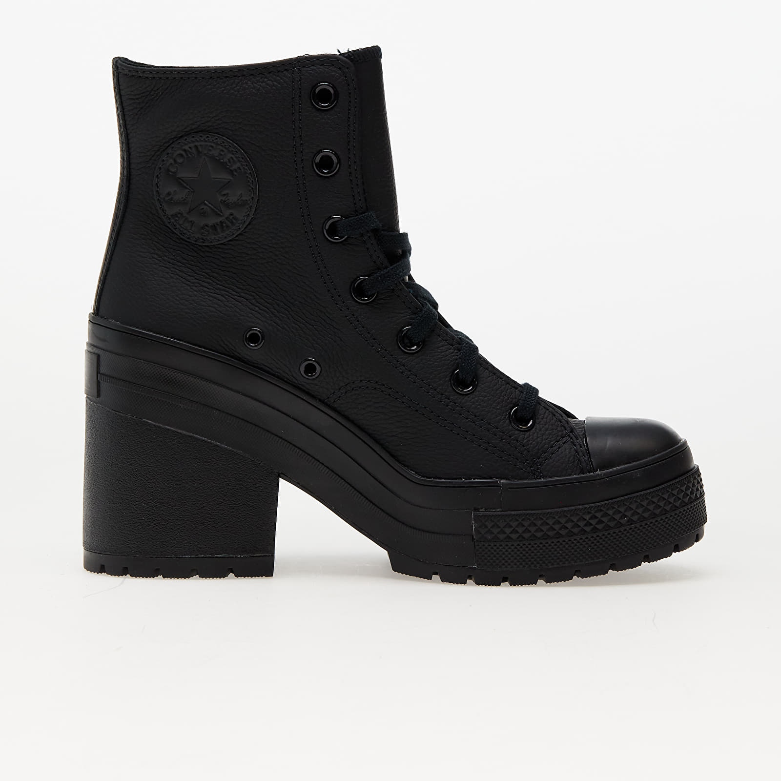 Dámské tenisky a boty Converse Chuck 70 De Luxe Leather Black/ Black/ White