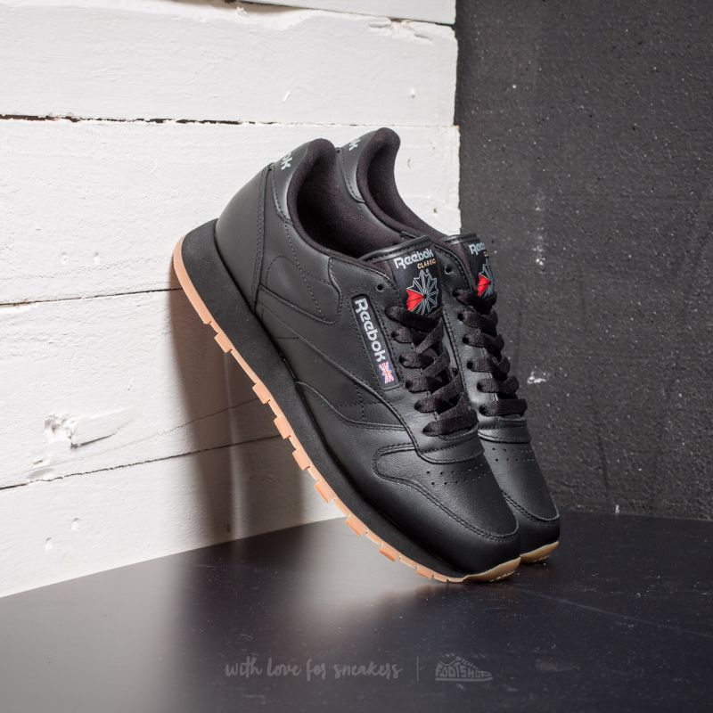 Reebok Classic Leather Black/ Gum