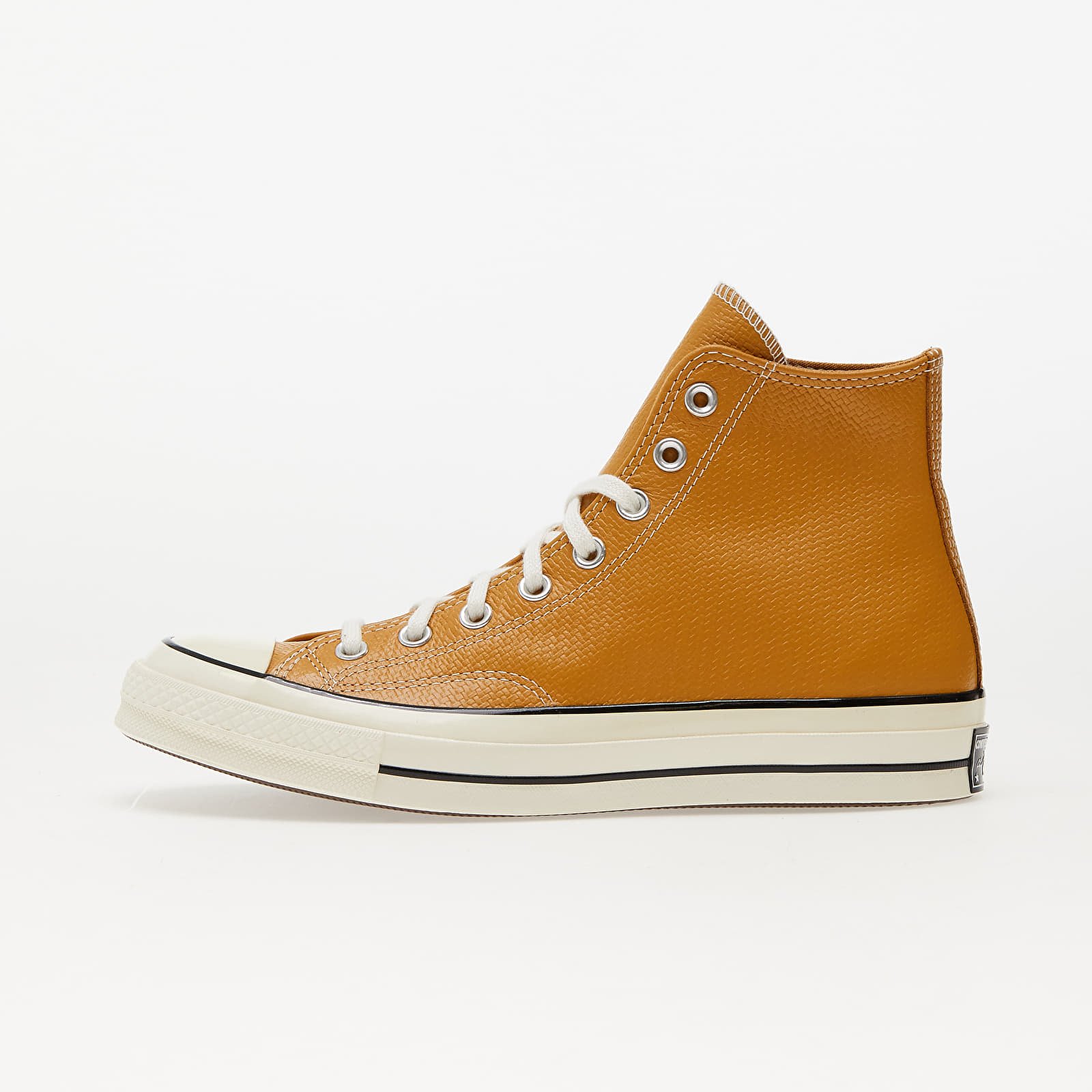 Herren Sneaker und Schuhe Converse Chuck 70 Leather Golden Tan/ Black/ Egret