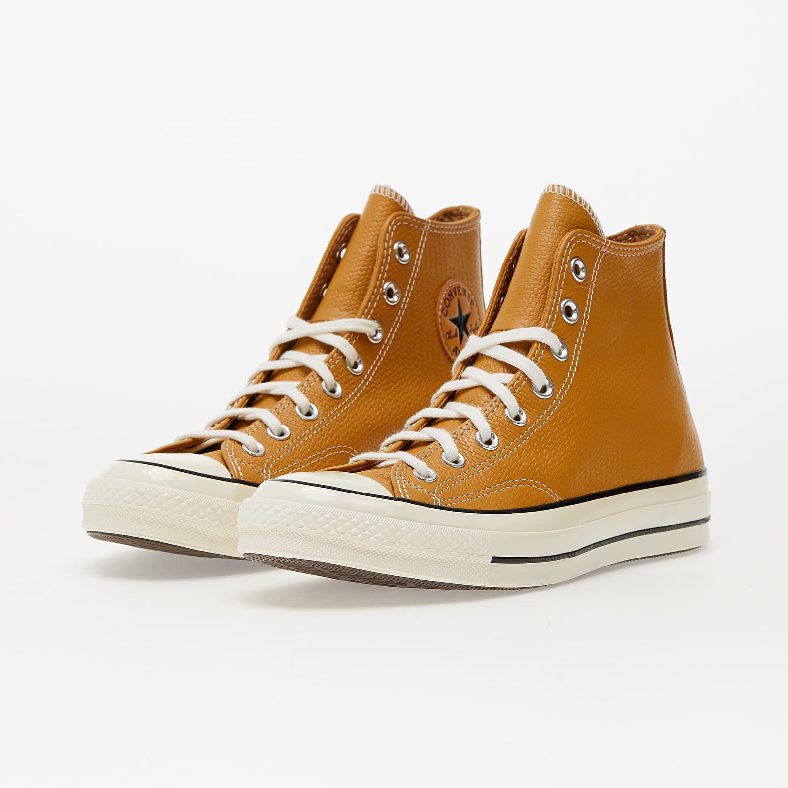Meeste kingad Converse Chuck 70 Leather Golden Tan/ Black/ Egret