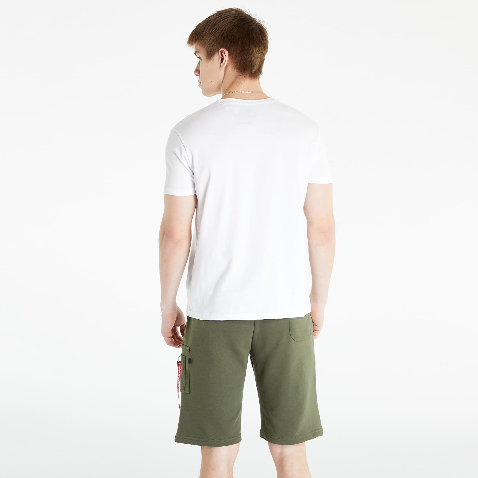 T-shirts Alpha Industries Rainbow Reflective Label T-shirt White