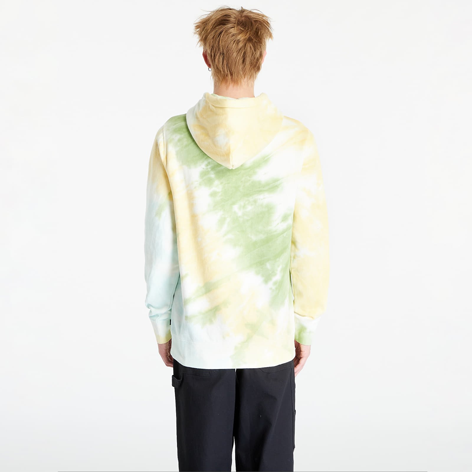 Bluzy HUF Lo-Fi Tiedye Hoodie Green/ Yellow