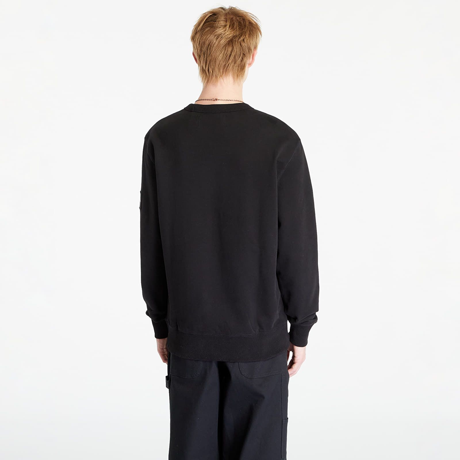 Mikiny Calvin Klein Jeans Crewneck Sweatshirt Black
