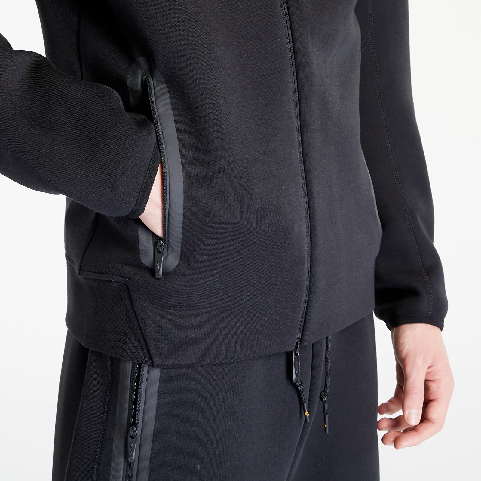 Dukserice Nike x NOCTA Tech Fleece Men's Full-Zip Hoodie Black/ University Gold