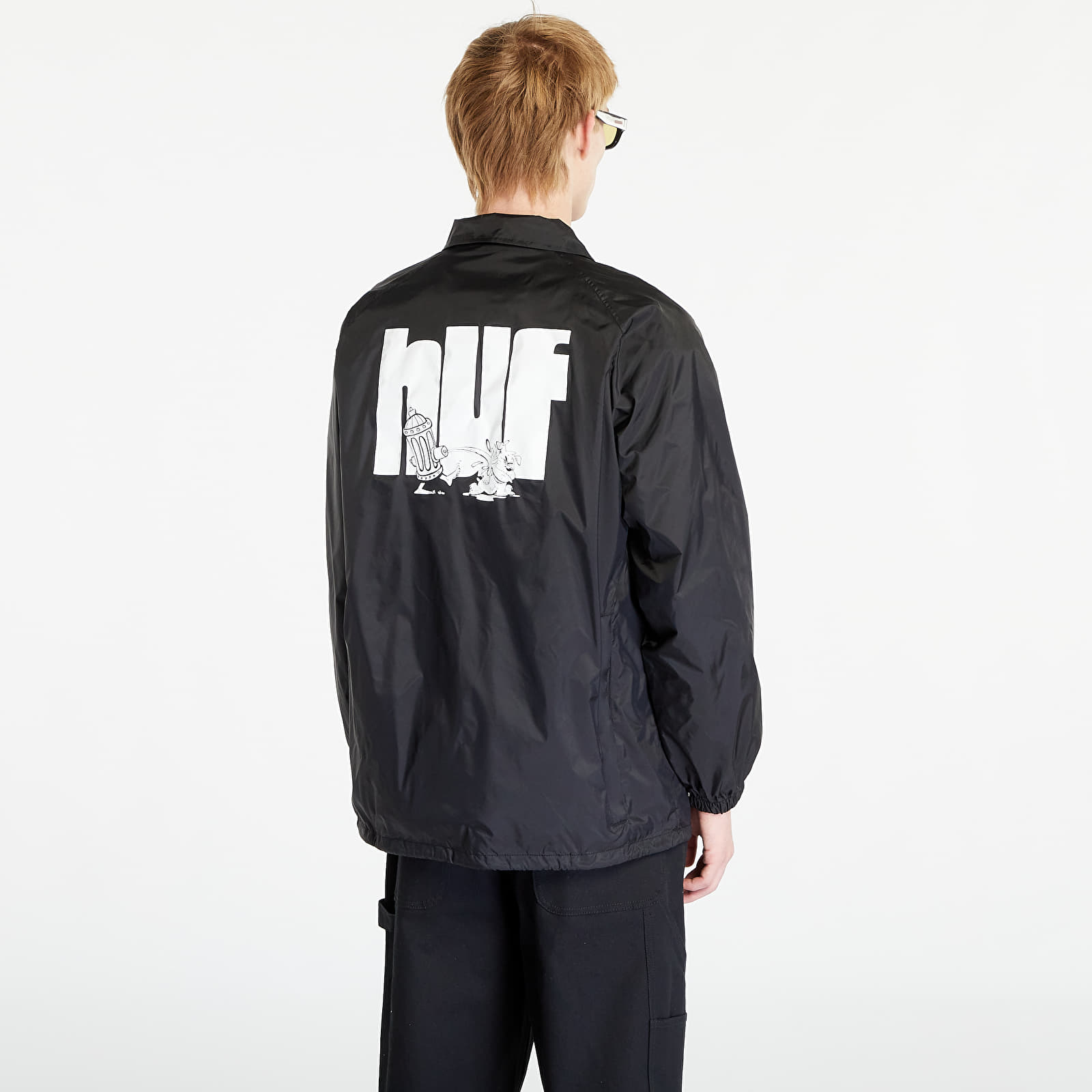 Huf serif store quilted coaches jacket
