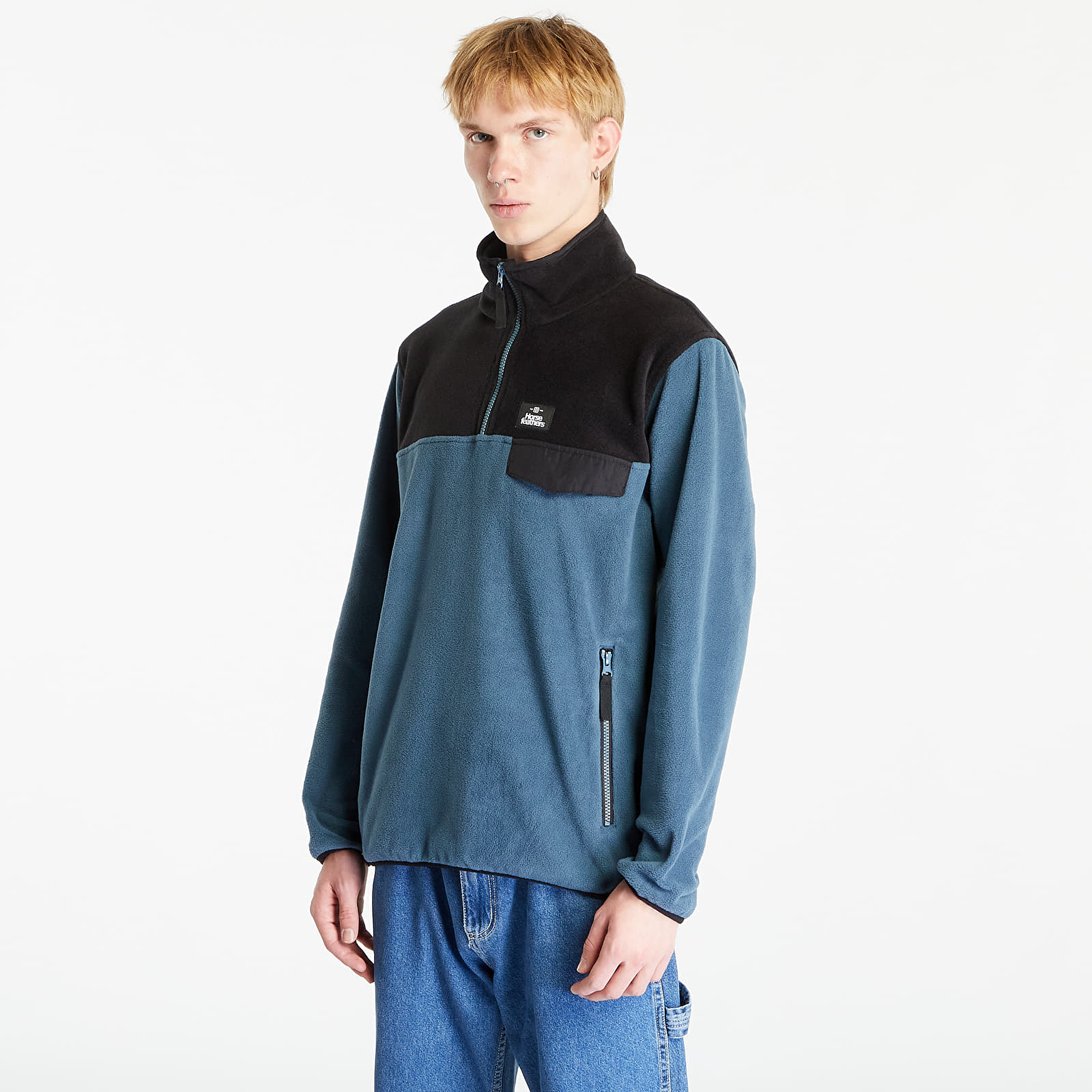 Hanorac Horsefeathers Madog Sweatshirt Blue Mirage