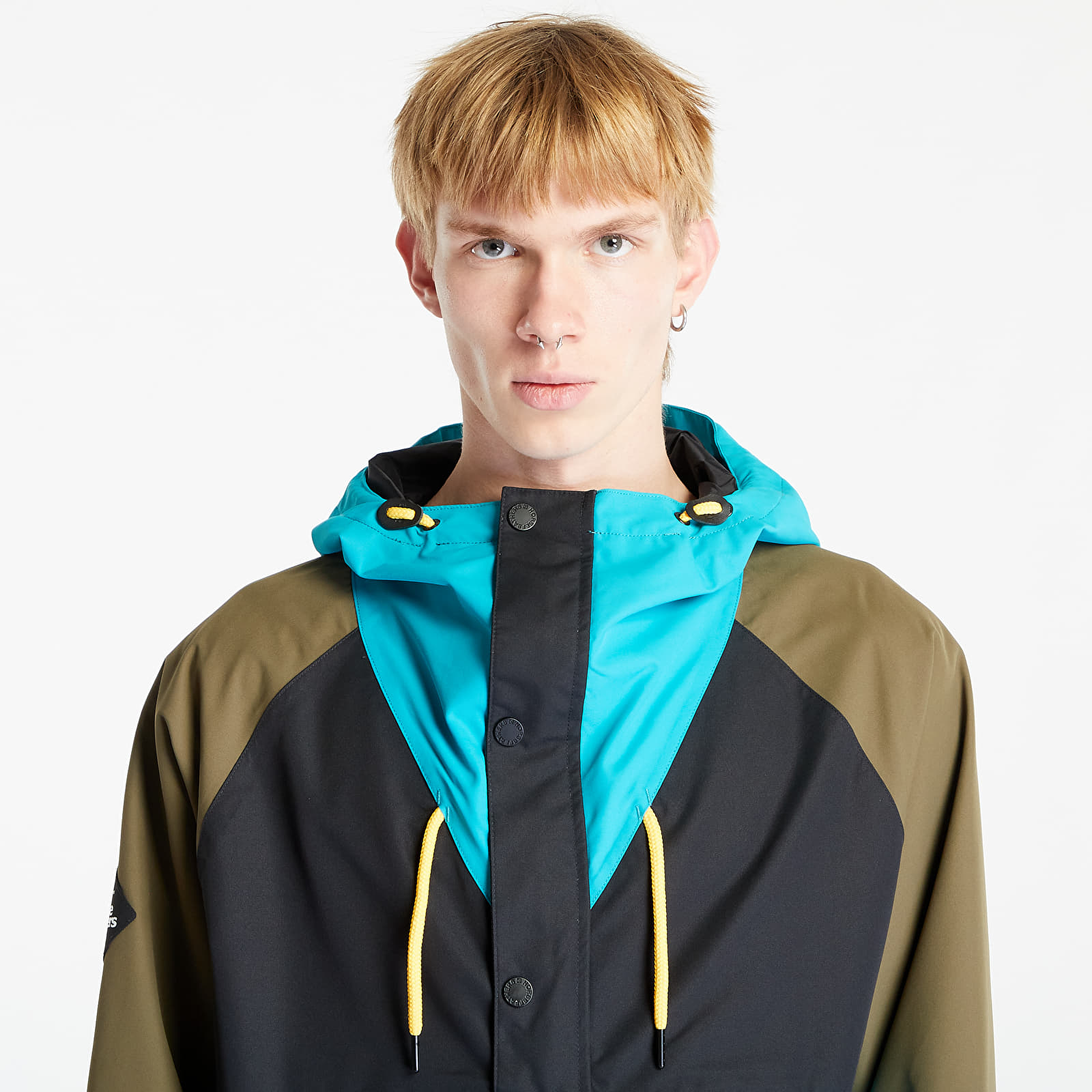 Jackets Horsefeathers Spencer Jacket Dark Olive/ Tile Blue