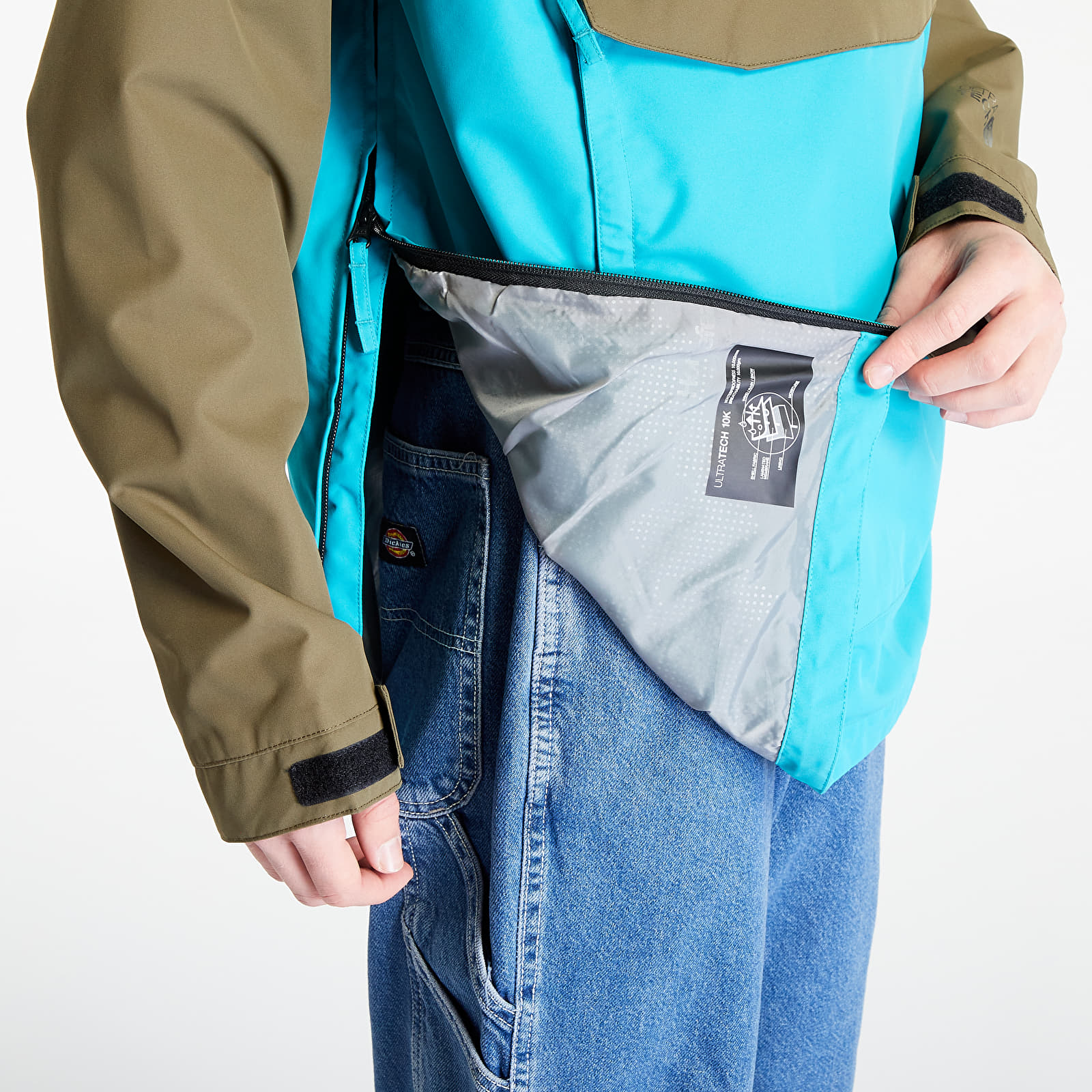 Jackets Horsefeathers Spencer Jacket Dark Olive/ Tile Blue