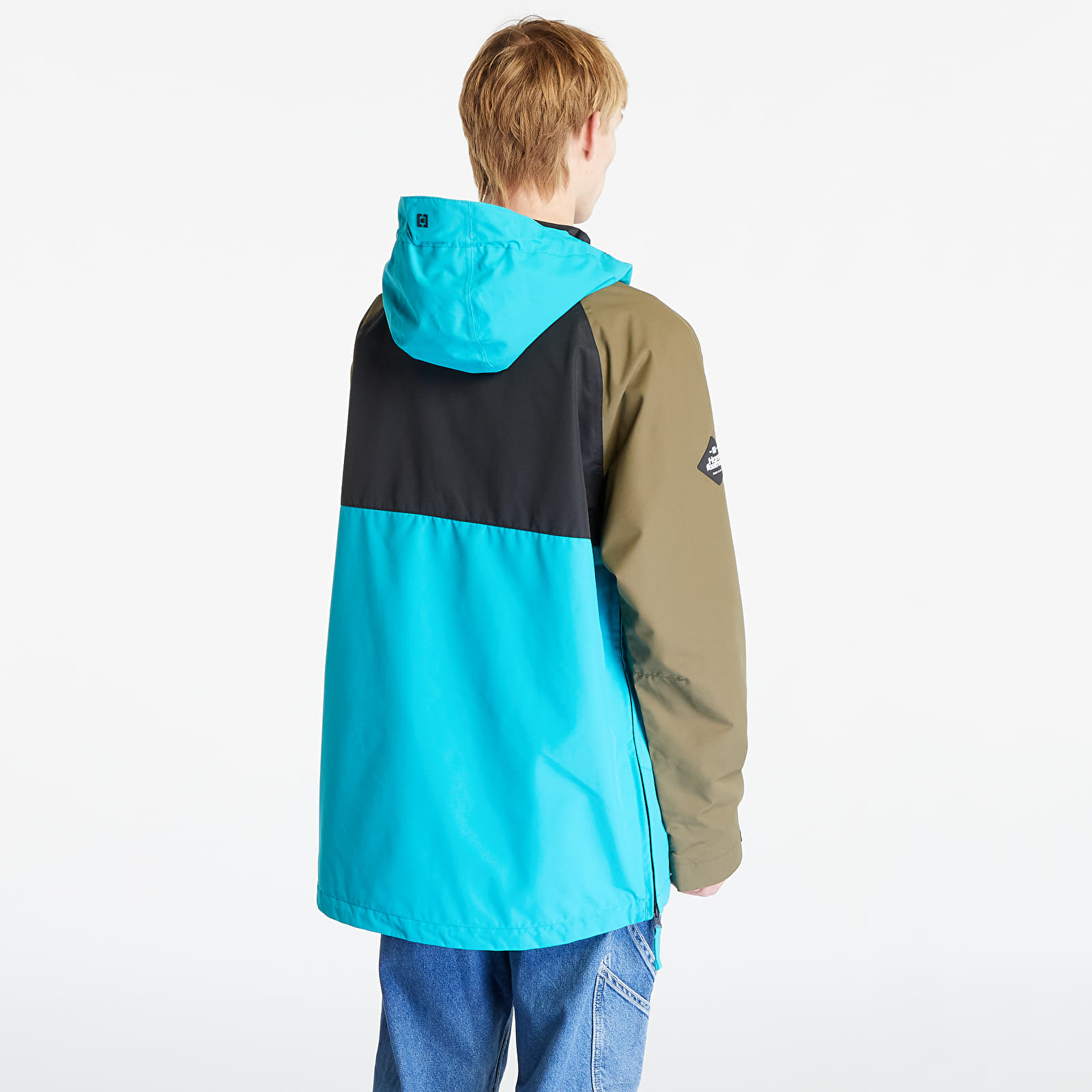 Jackets Horsefeathers Spencer Jacket Dark Olive/ Tile Blue
