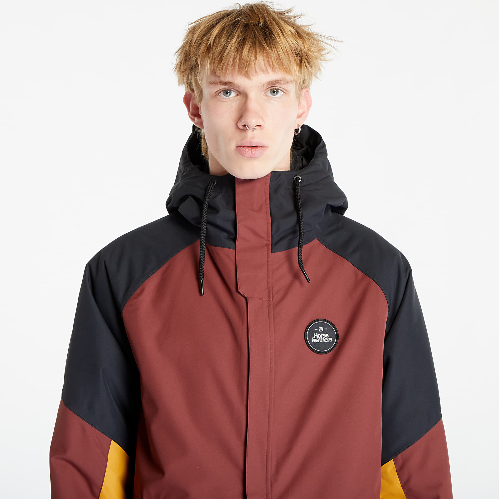 Bundy Horsefeathers Blake Jacket Burgundy