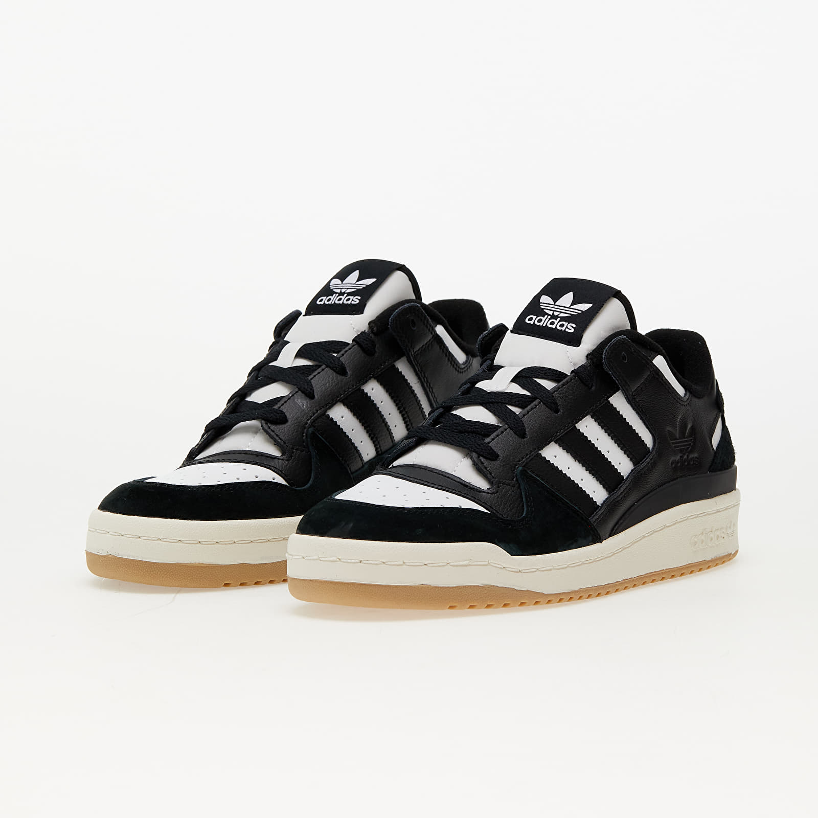 Men s shoes adidas Forum Low Cl Core Black Ftw White Core White