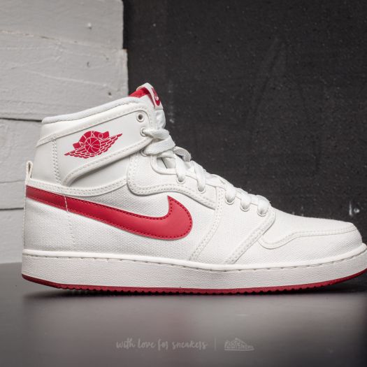 Men s shoes Air Jordan 1 KO High OG Sail Varsity Red Footshop