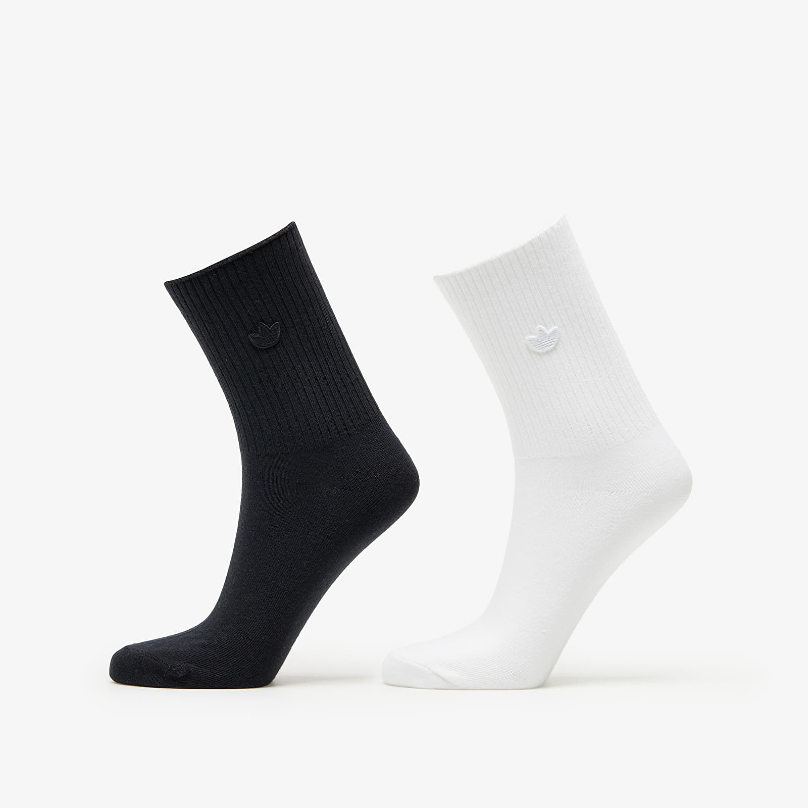 adidas Originals Premium Essentials Crew Sock 2-Pack White/ Black L