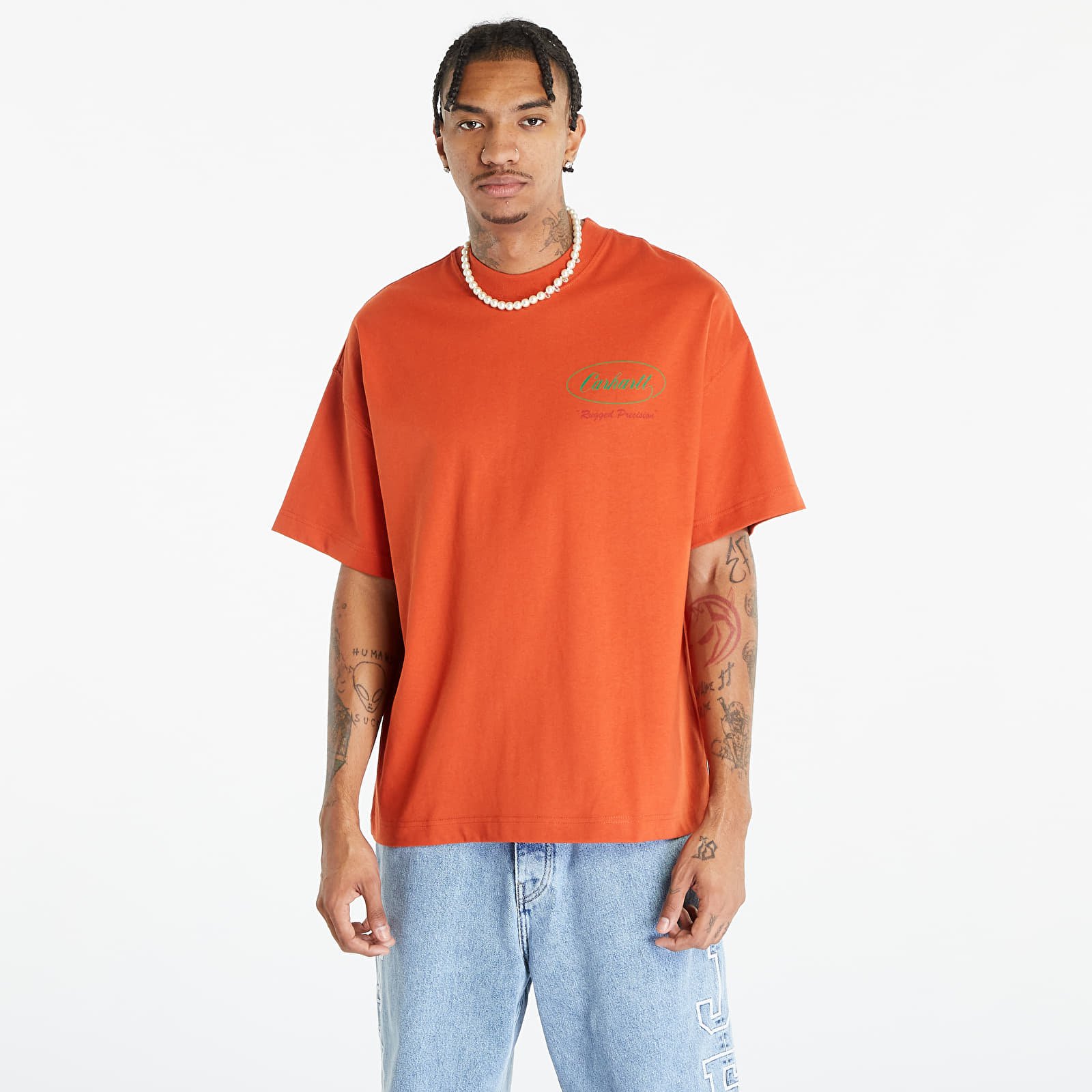 Trička Carhartt WIP Short Sleeve Trophy T-Shirt Brick