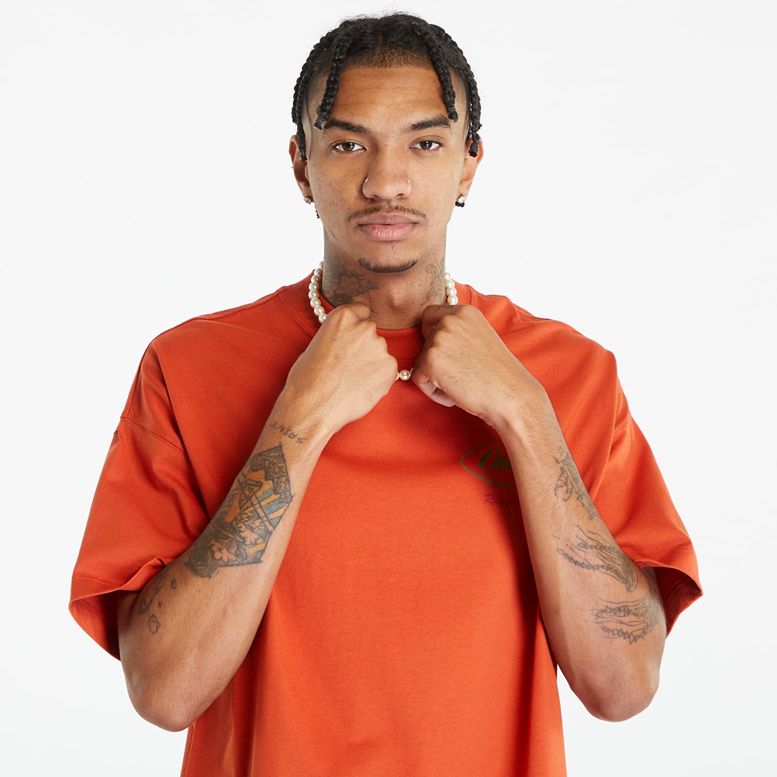 Trička Carhartt WIP Short Sleeve Trophy T-Shirt Brick