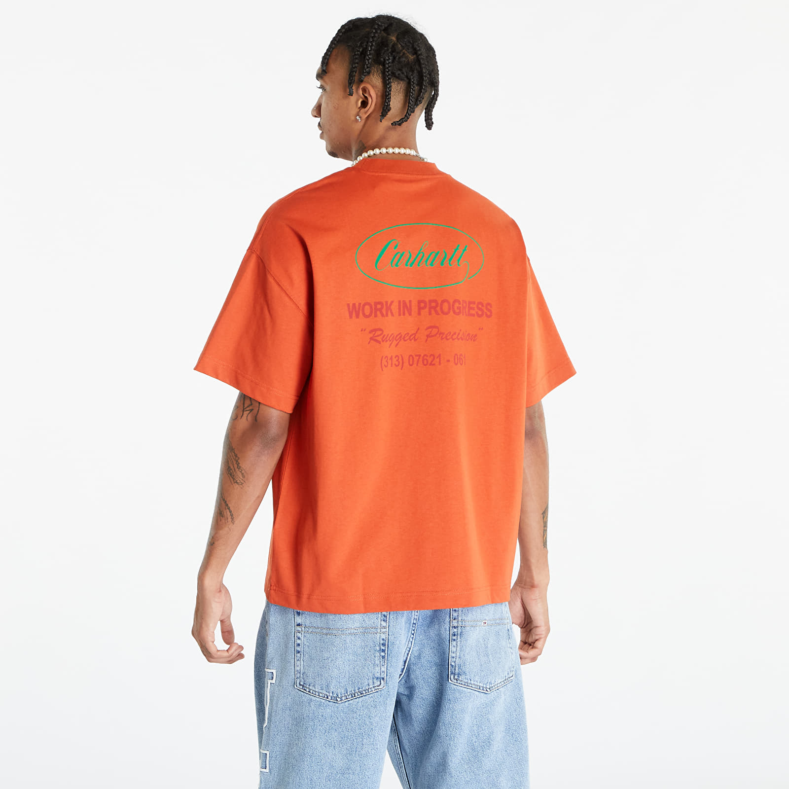 Trička Carhartt WIP Short Sleeve Trophy T-Shirt Brick