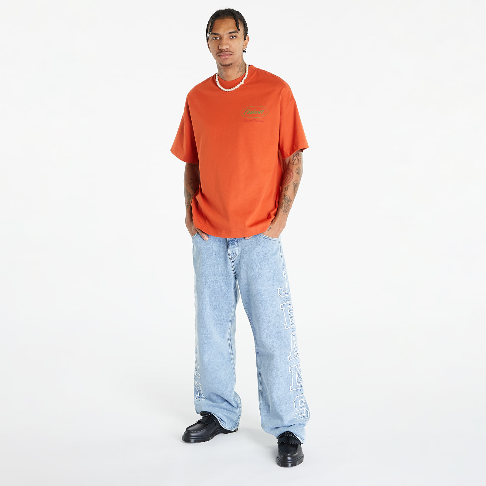 Trička Carhartt WIP Short Sleeve Trophy T-Shirt Brick