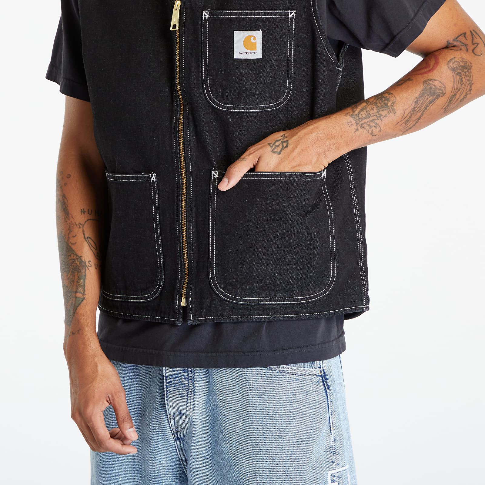 Vests Carhartt WIP Chore Vest Black Footshop