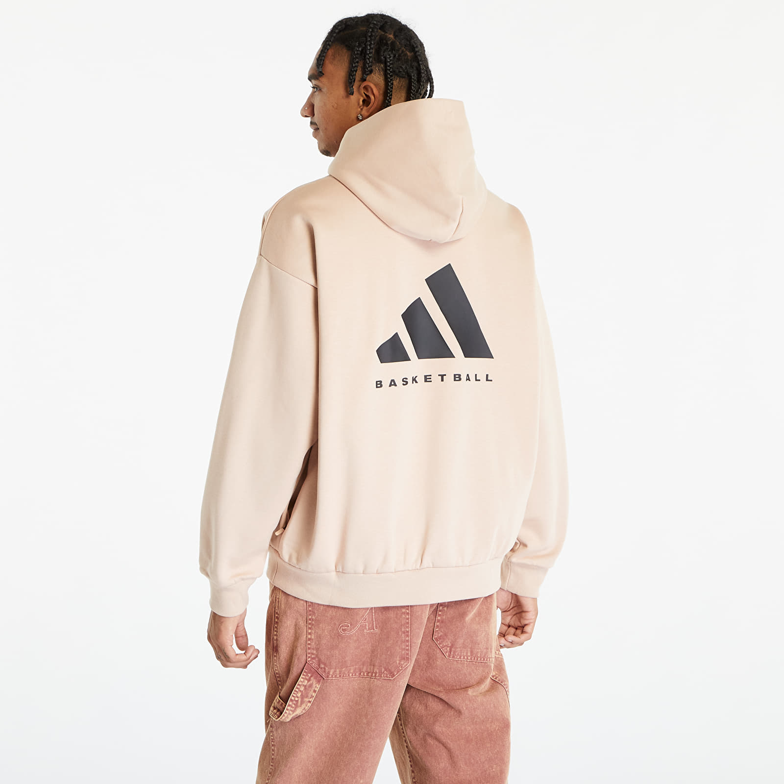 Hoodies and sweatshirts  adidas Basketball Hoodie UNISEX Ash Pearl