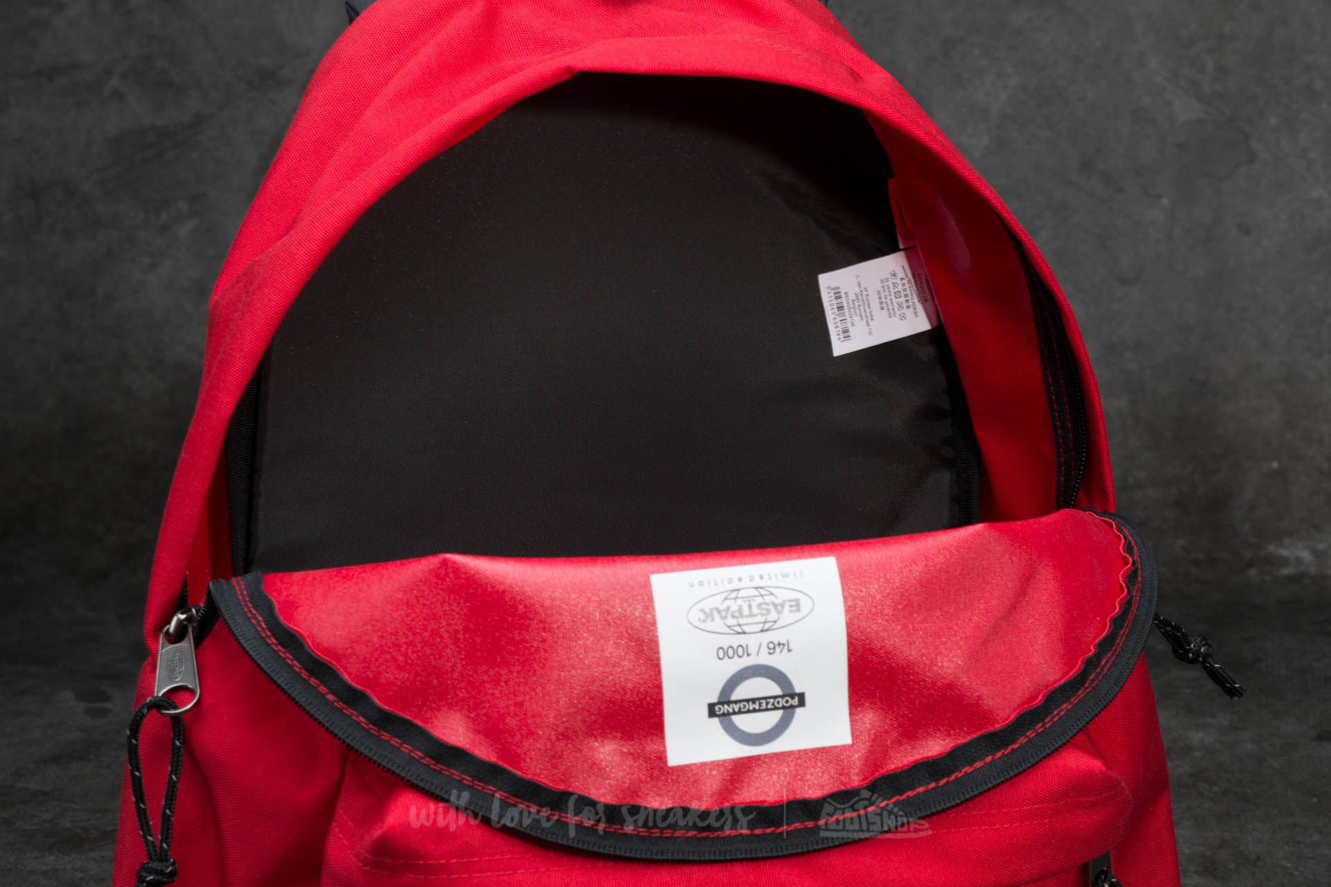 Tilbehør Eastpak Padded Pak'R Podzemgang Chuppachop Red